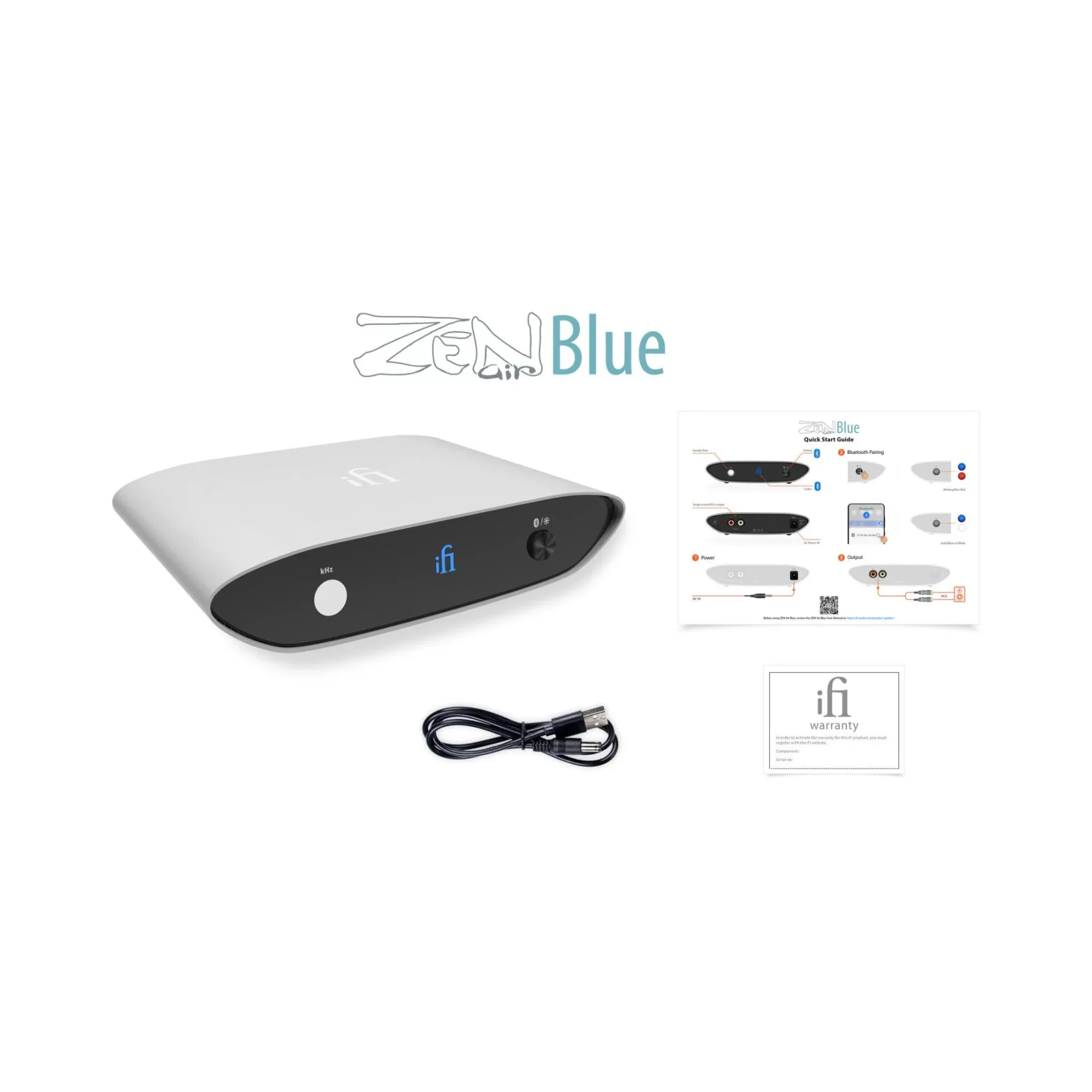 iFi Audio Zen Air Blue Desktop Hi-Res BT Receiver DAC - Clearance / Open Box - Image 7