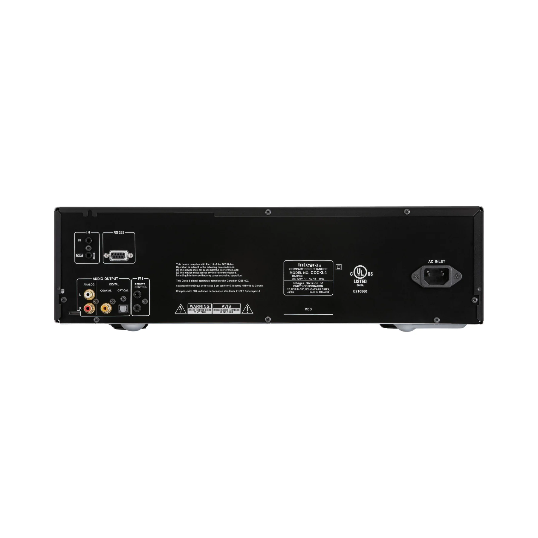 Integra CDC-3.4 - 6-Disc CD Carousel - Clearance / Open Box - Image 2