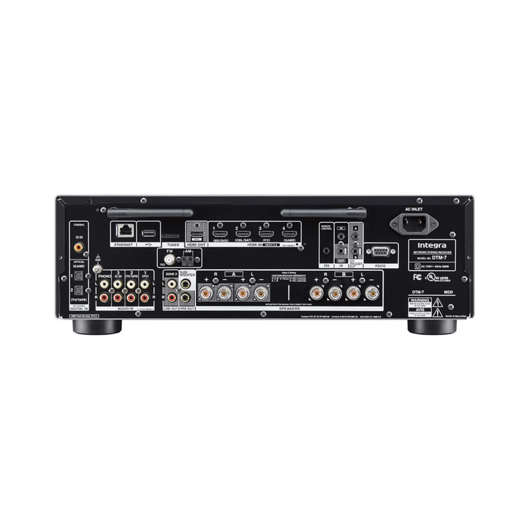 Integra DTM-7 - Network Stereo Receiver - Clearance / Open Box - Image 3