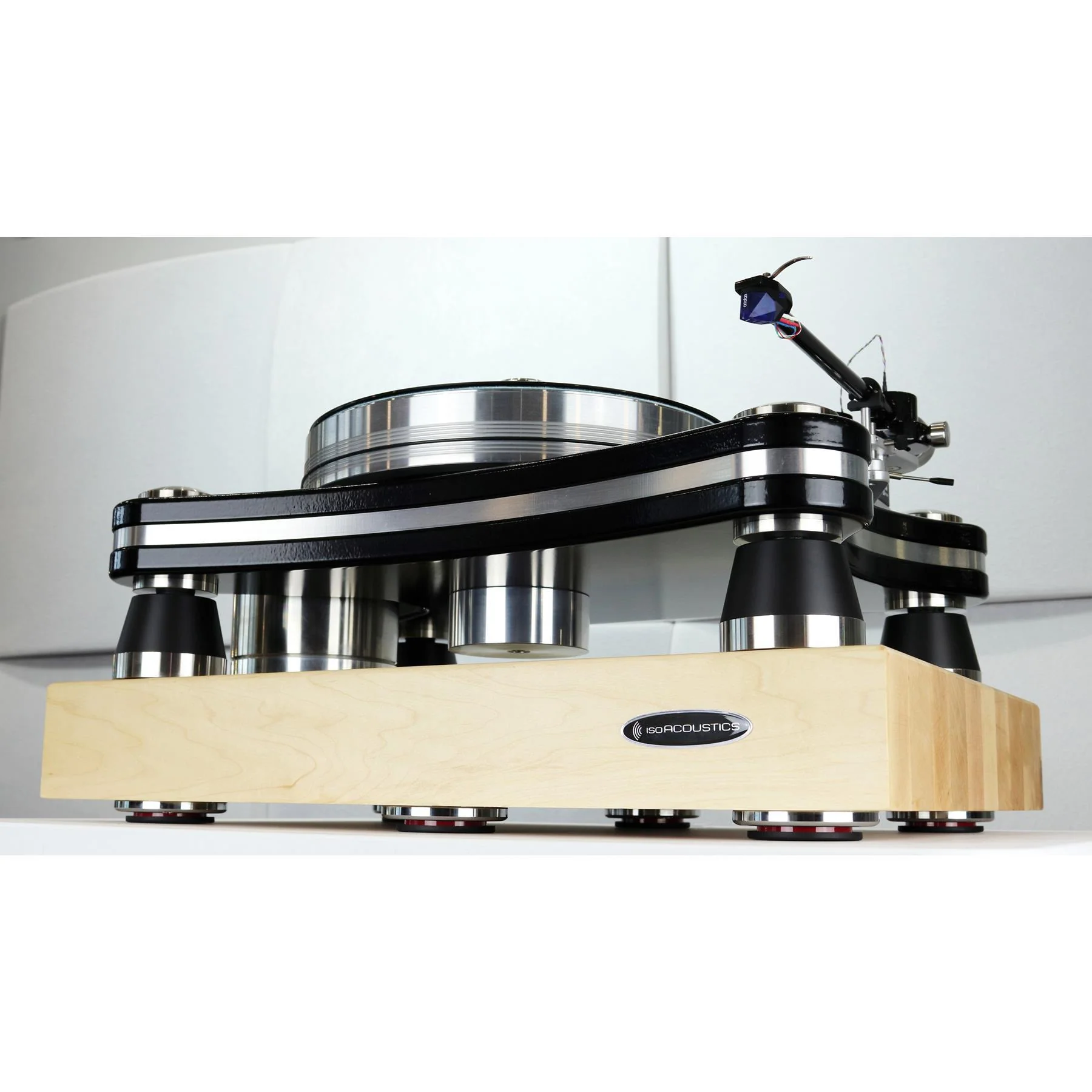 IsoAcoustics DELOS Series Turntable Isolation Platform - Maple - Image 8