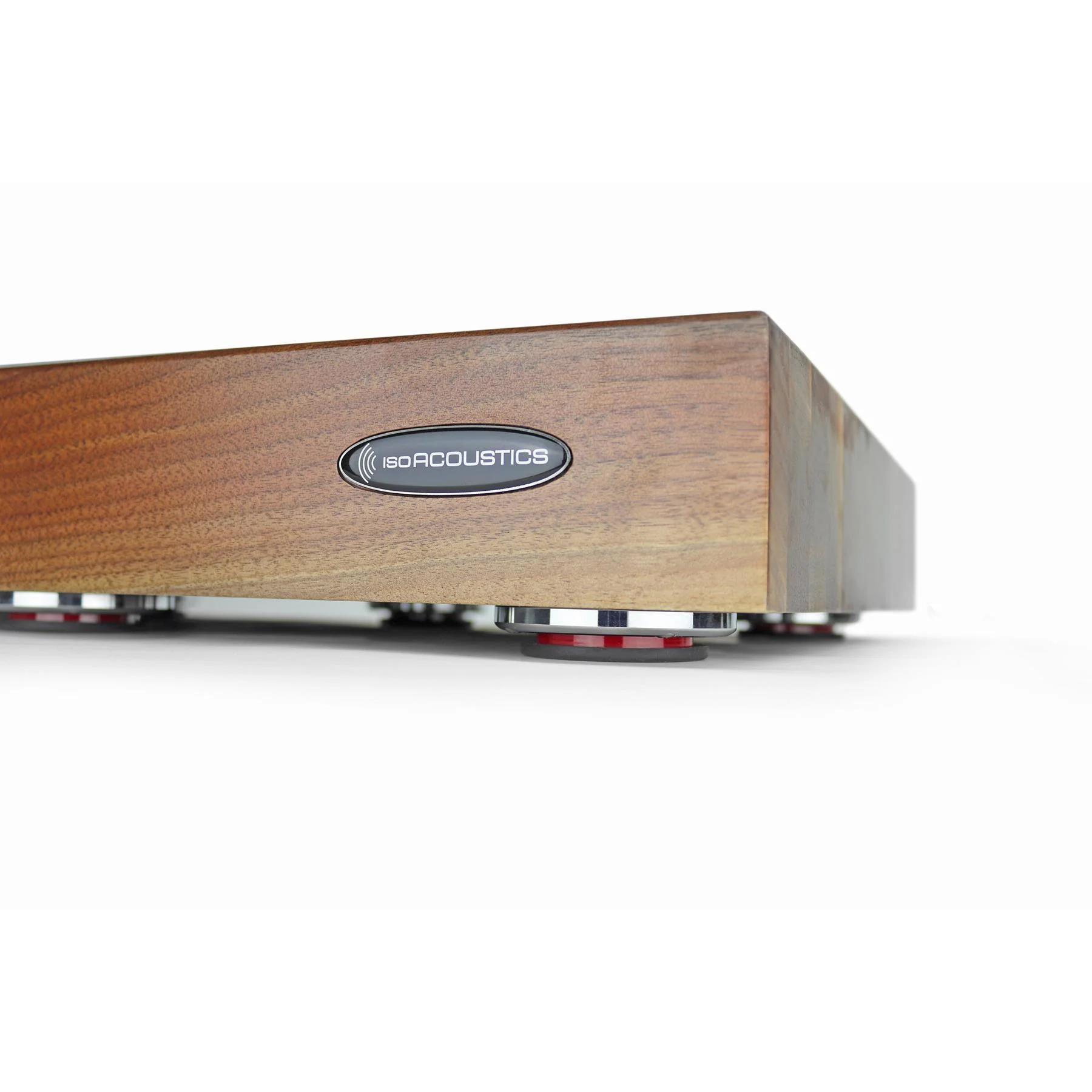 IsoAcoustics DELOS Series Turntable Isolation Platform - Walnut - Image 4