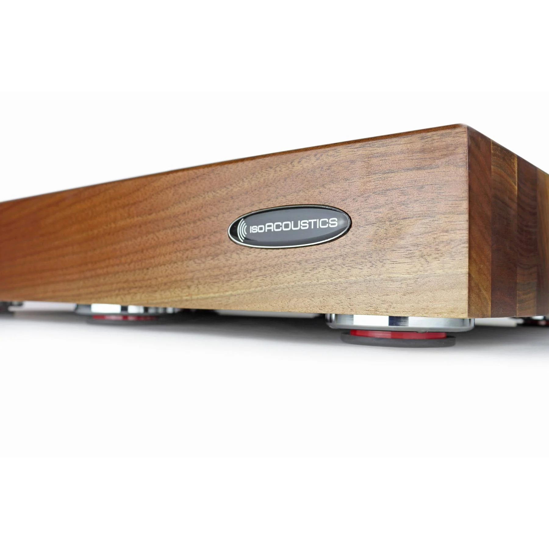 IsoAcoustics DELOS Series Turntable Isolation Platform - Walnut - Image 5