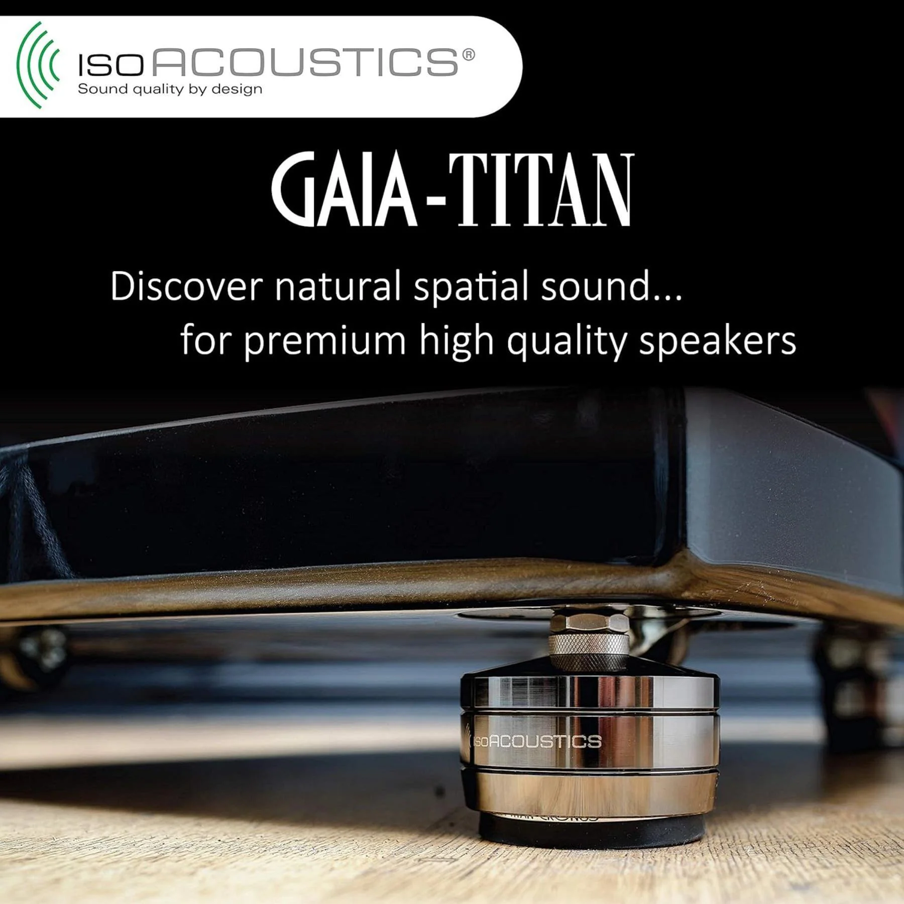 IsoAcoustics GAIA-TITAN Series Speaker Isolation Feet - Set of 4 - Image 16