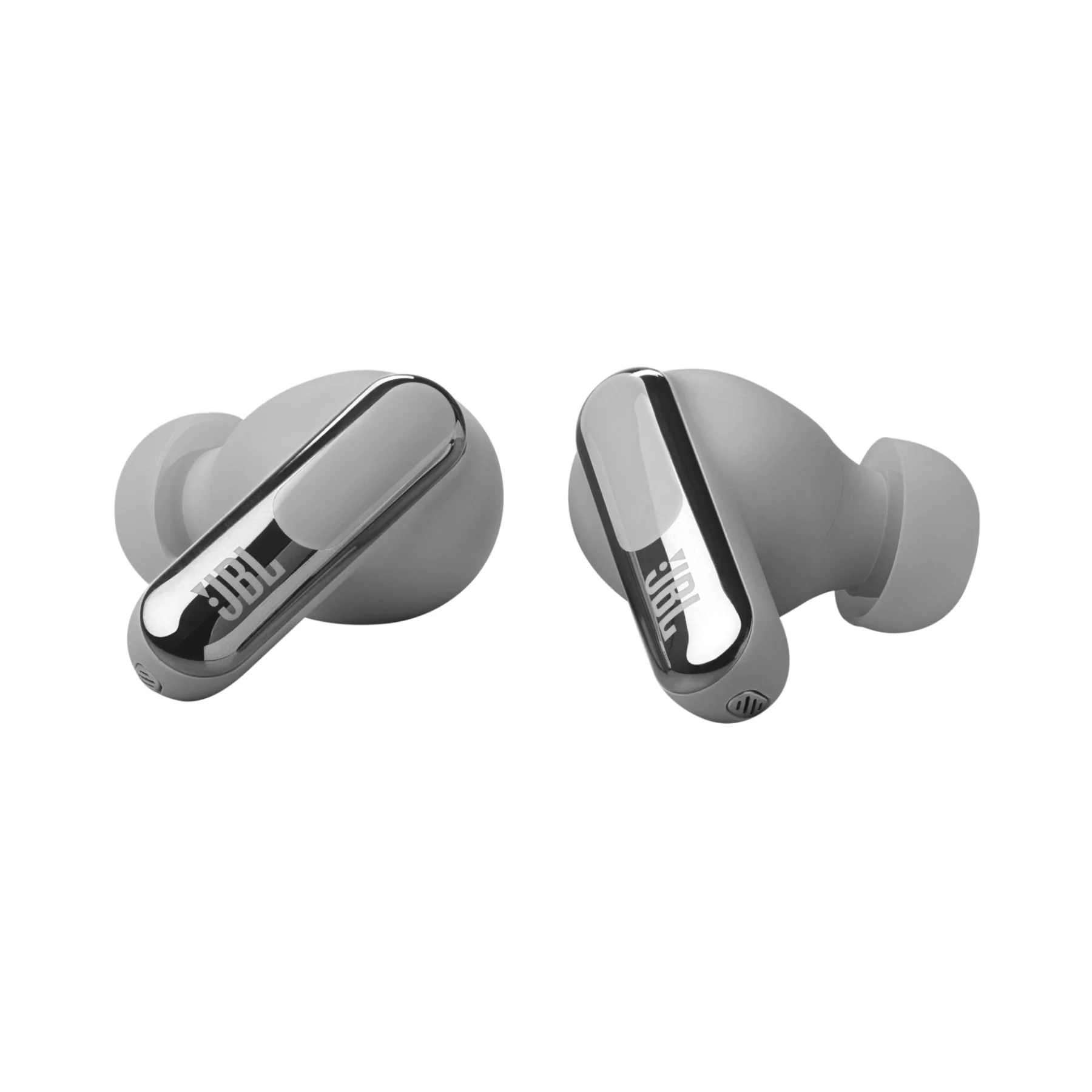 JBL Live Beam 3 True Wireless Noise-Cancelling Earbuds with Smart Charging Case (Silver) - Clearance / Open Box - Image 2