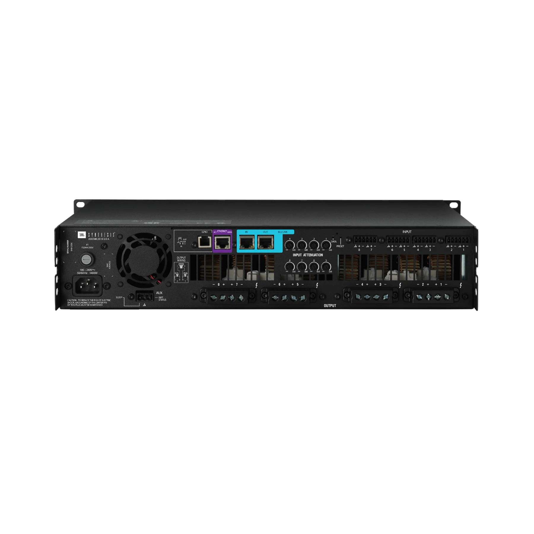 JBL Synthesis SDA-8300 - 8-channel Bridgeable Class D Amplifier - Clearance / Open Box - Image 3