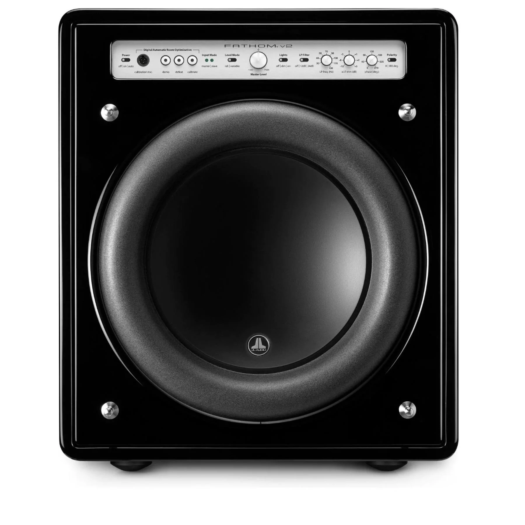 JL Audio Fathom f112v2 Gloss Black 12-inch Powered Subwoofer