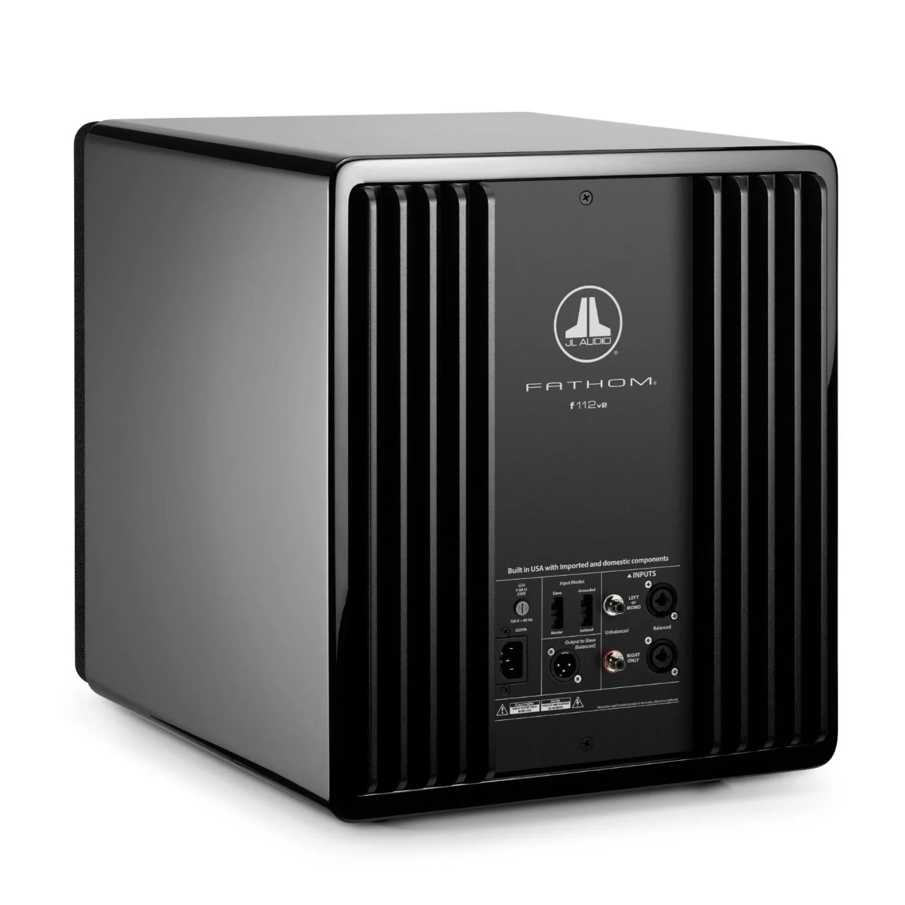 JL Audio Fathom f112v2 Gloss Black 12-inch Powered Subwoofer - Image 6
