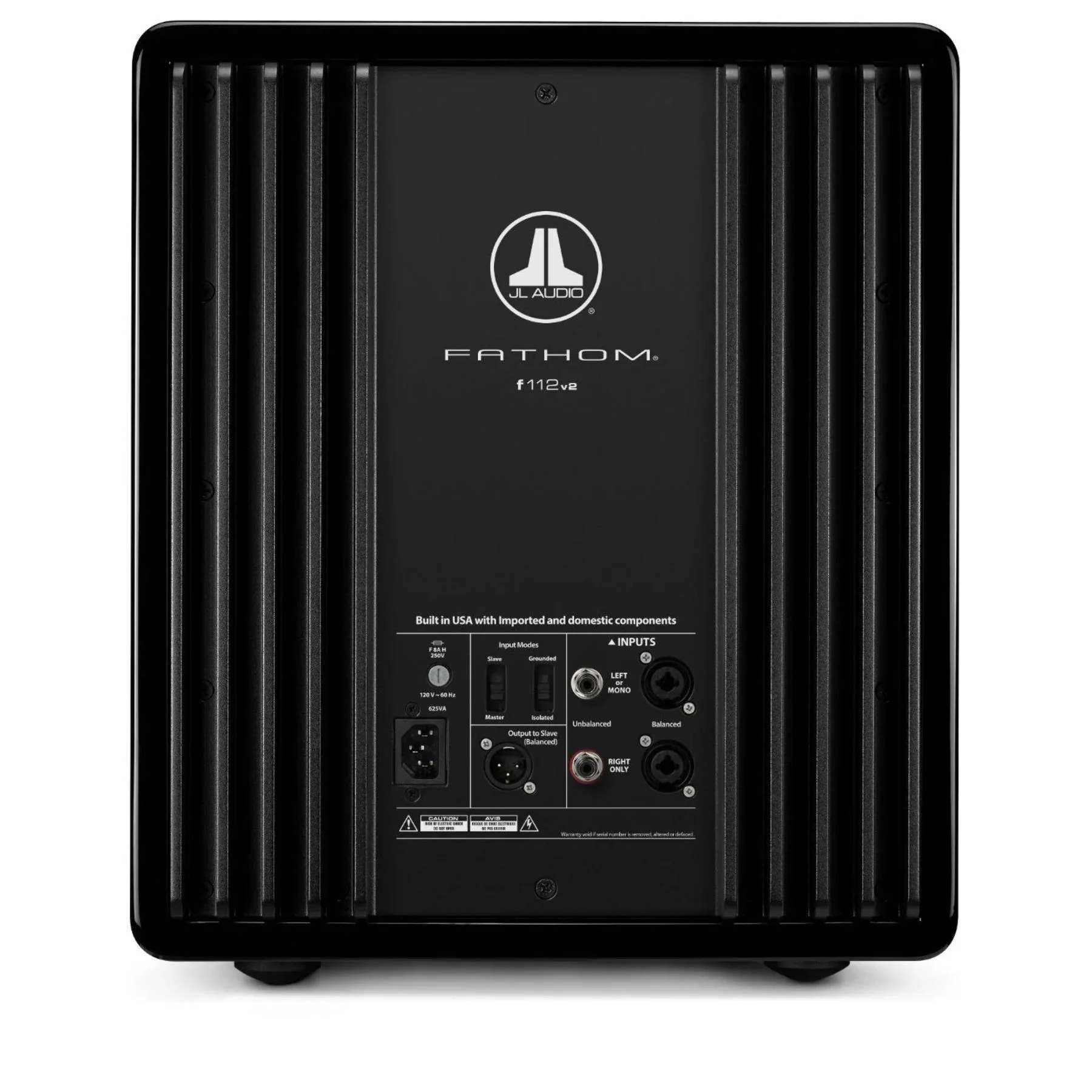 JL Audio Fathom f112v2 Gloss Black 12-inch Powered Subwoofer - Image 7