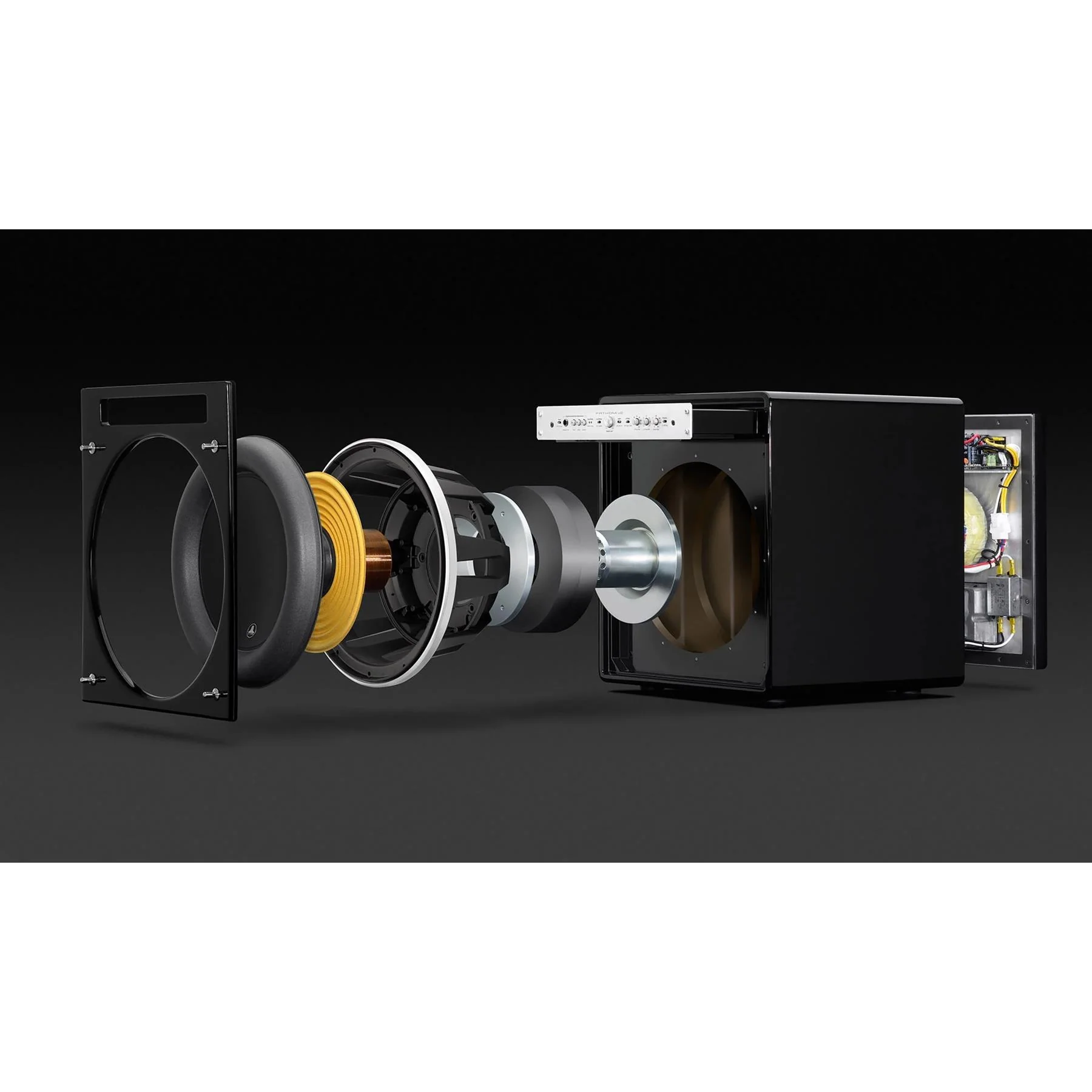 JL Audio Fathom f113v2 Gloss Black 13.5-inch Powered Subwoofer - Image 3