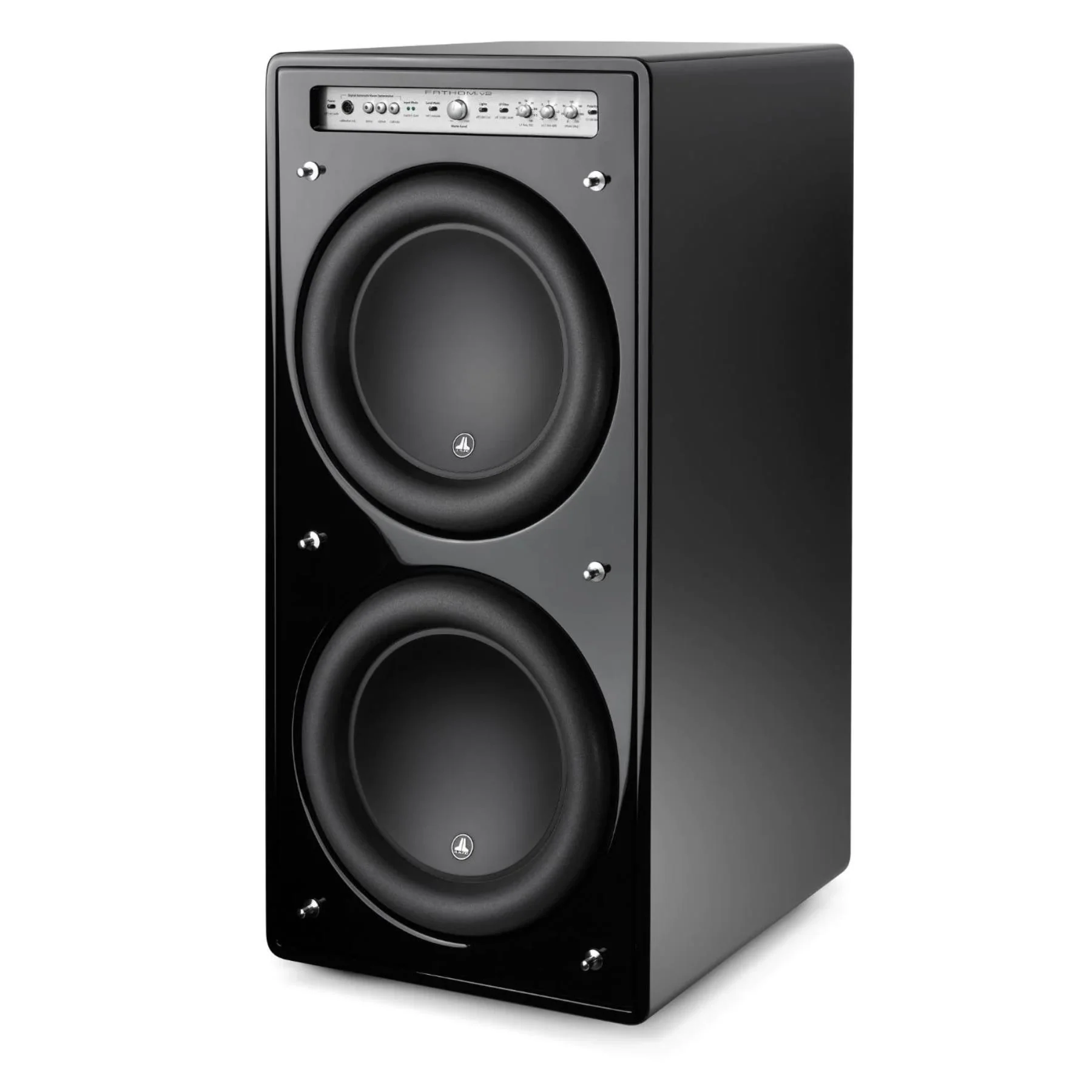 JL Audio Fathom f212v2 Dual 12-inch Powered Subwoofer - Gloss Black