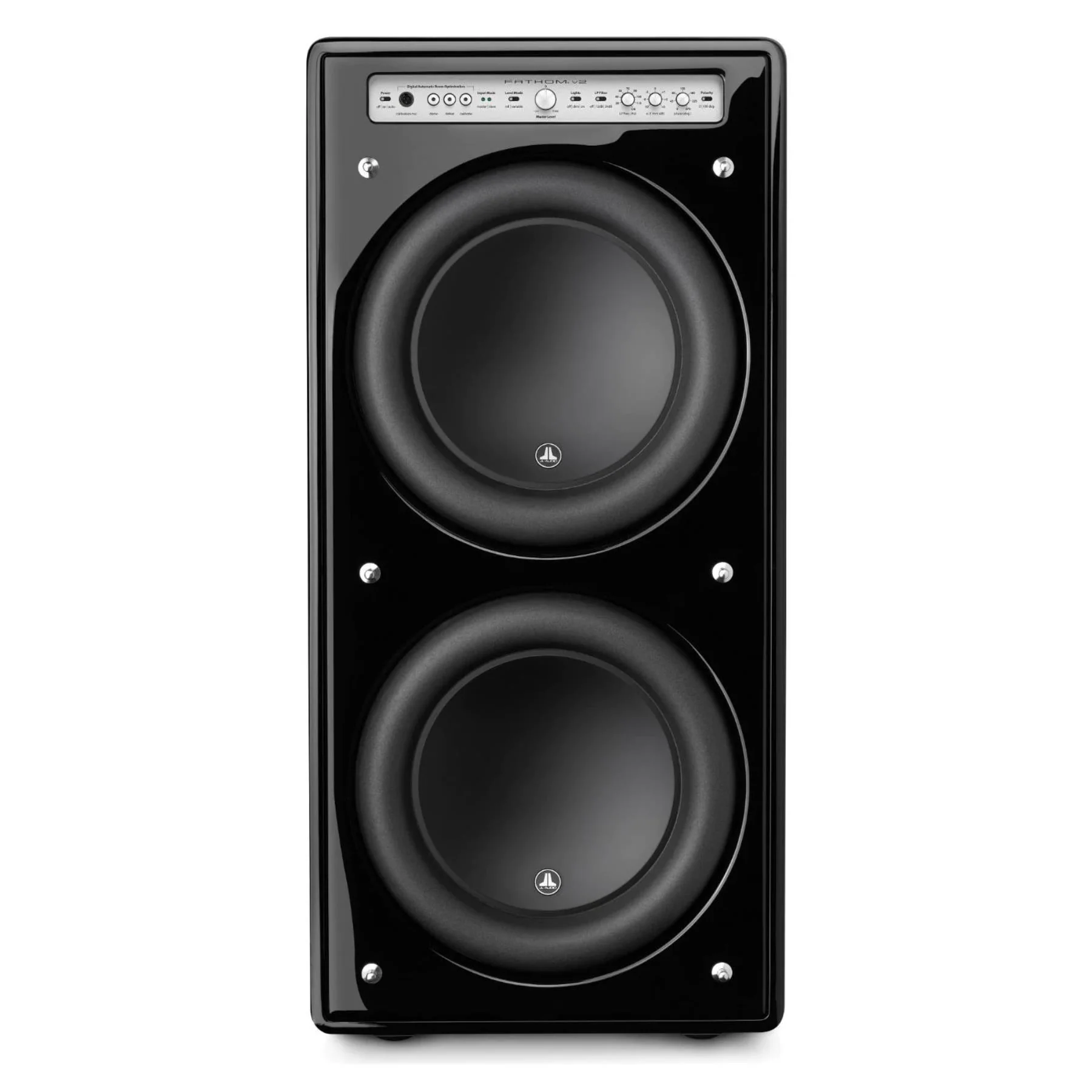 JL Audio Fathom f212v2 Dual 12-inch Powered Subwoofer - Gloss Black - Image 2