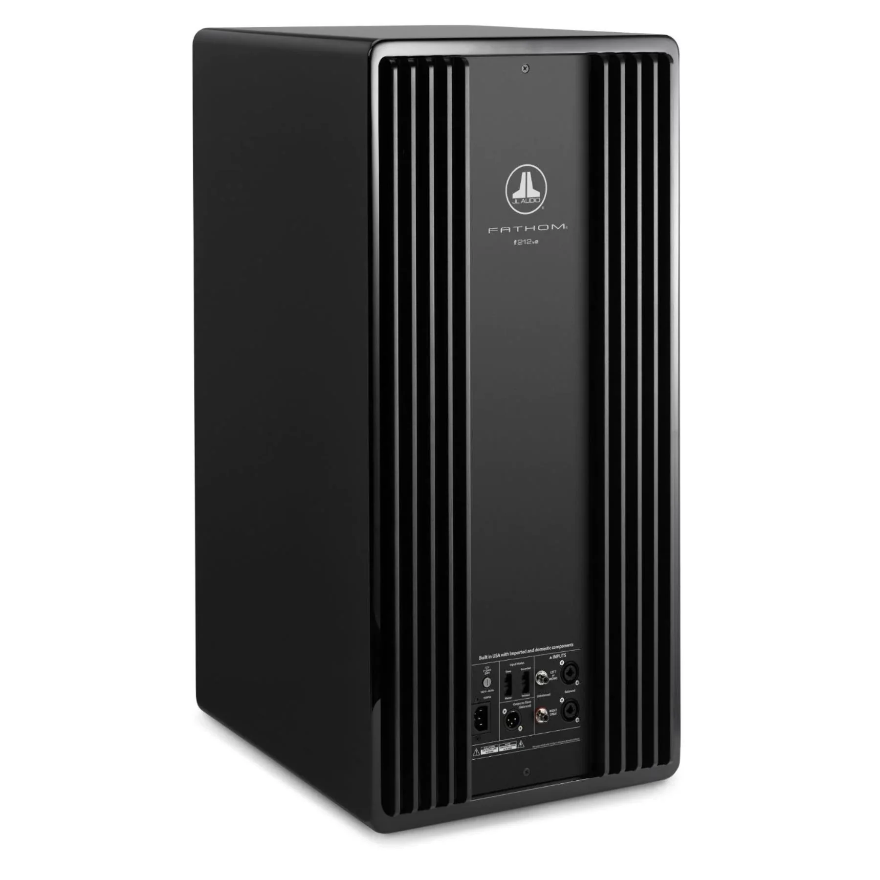 JL Audio Fathom f212v2 Dual 12-inch Powered Subwoofer - Gloss Black - Image 6