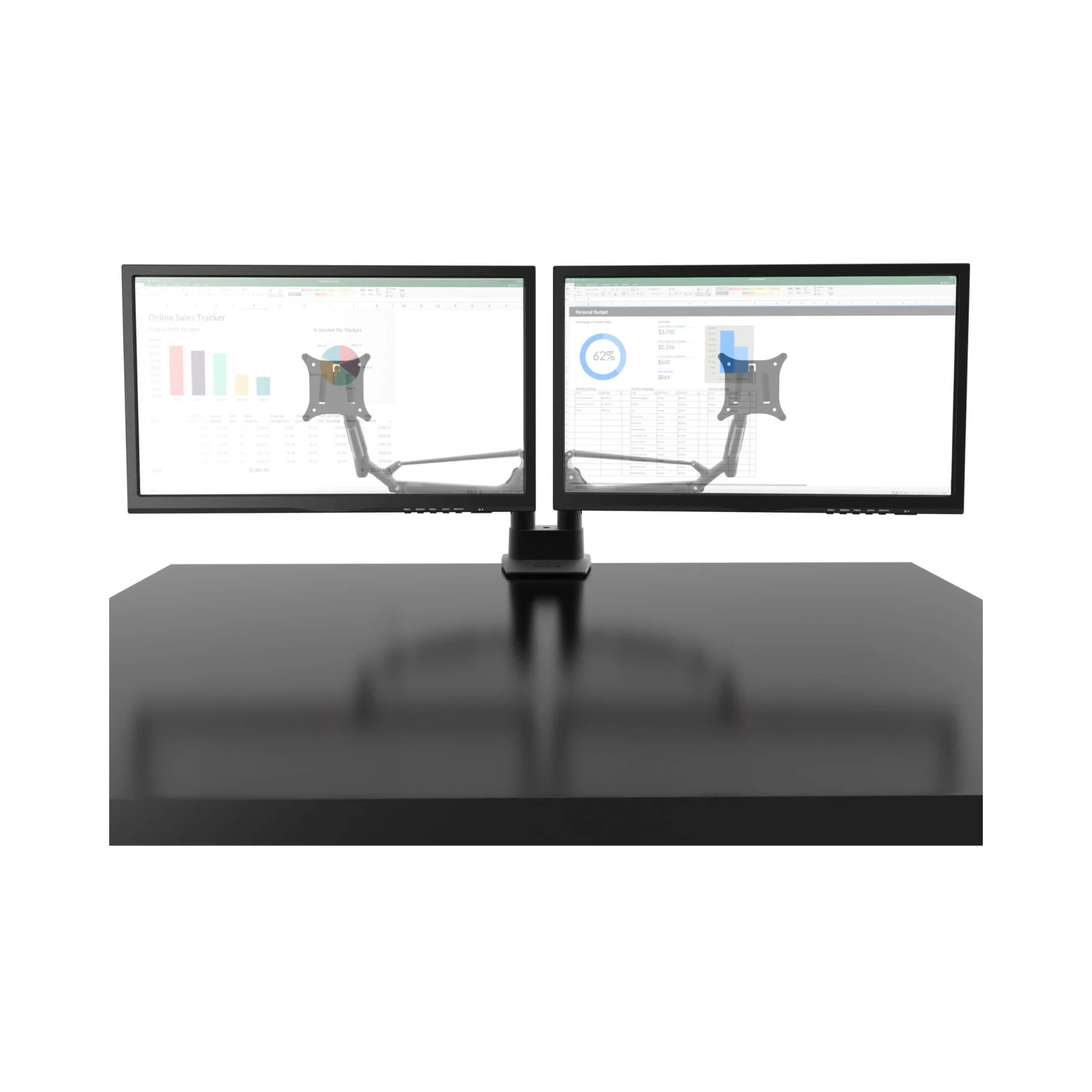 Kanto DMS2000 Dual Arm Desktop Monitor Mount - Clearance / Open Box - Image 4