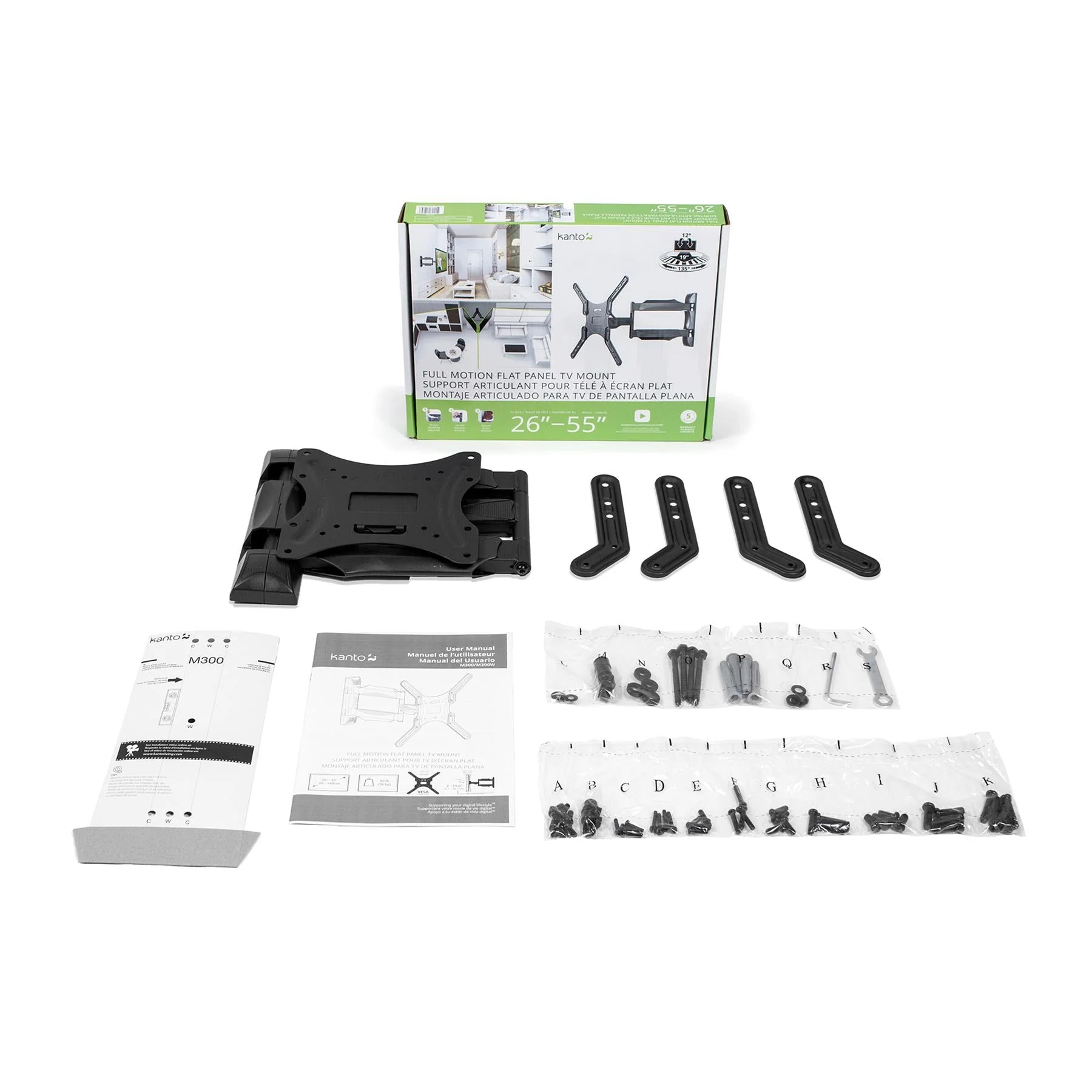 Kanto M300 Full‑Motion TV Wall Mount - Image 3