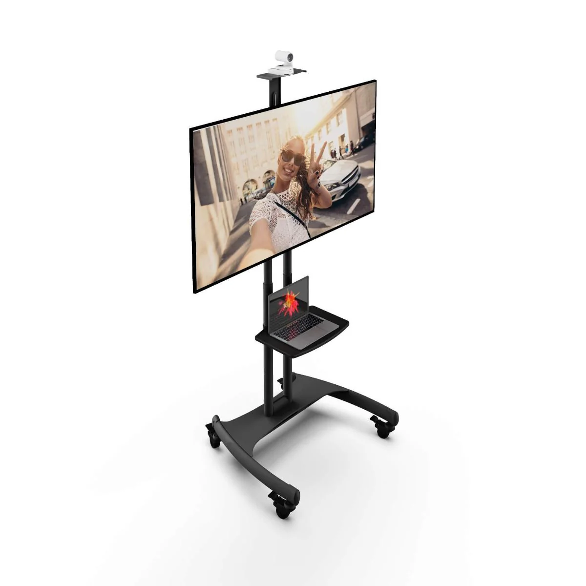 Kanto MTM65PL Rolling TV Cart - Image 2