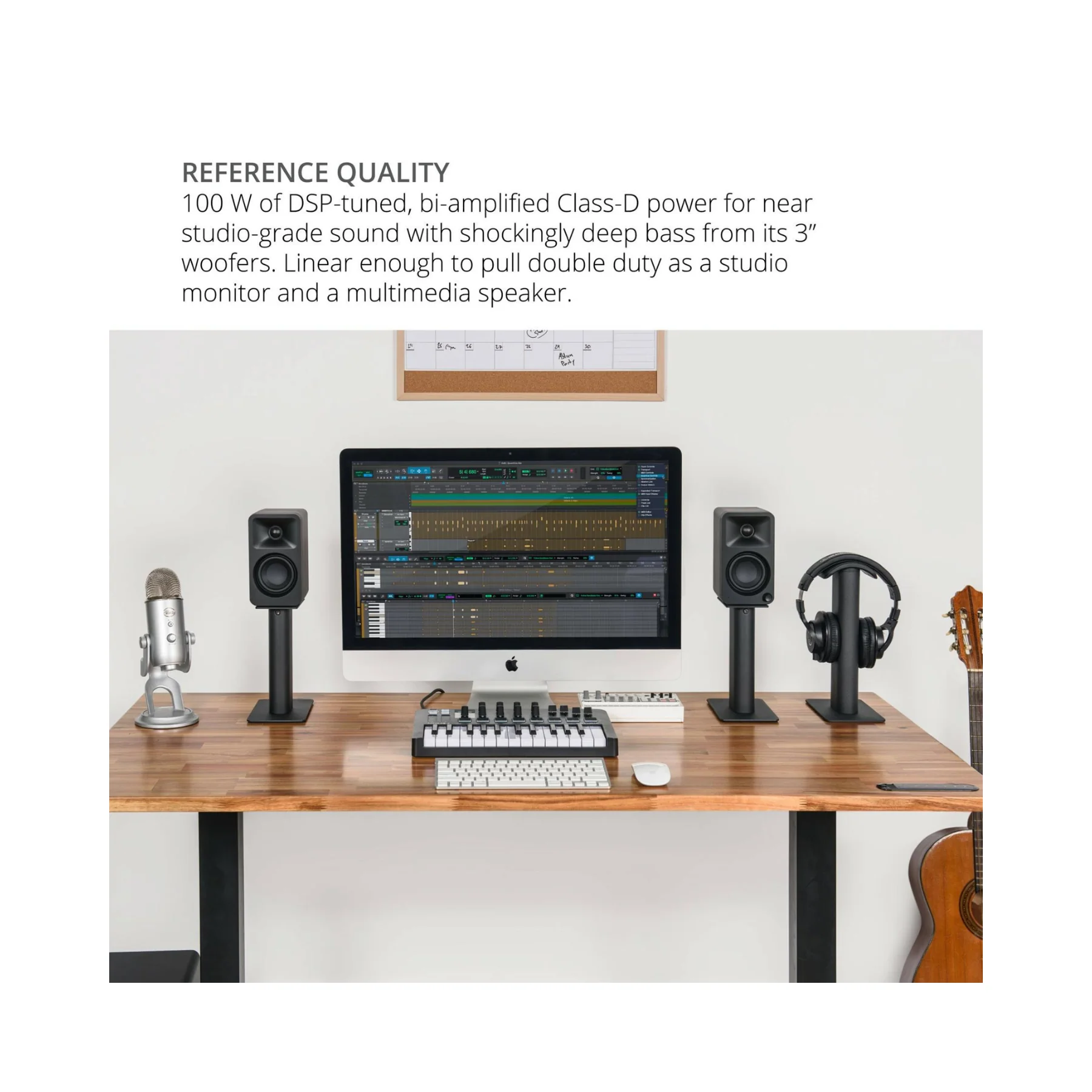 Kanto ORA Reference Desktop Speakers (Matte White) - Clearance / Open Box - Image 6