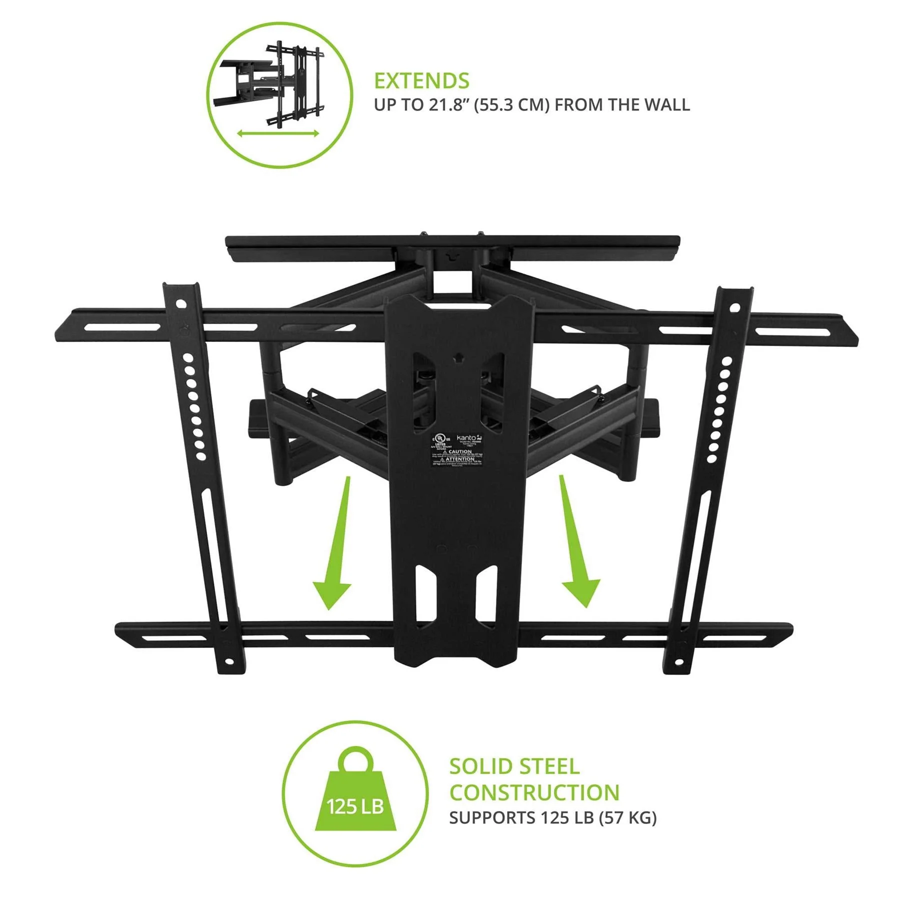 Kanto PDX650 Full Motion TV Mount - Image 5