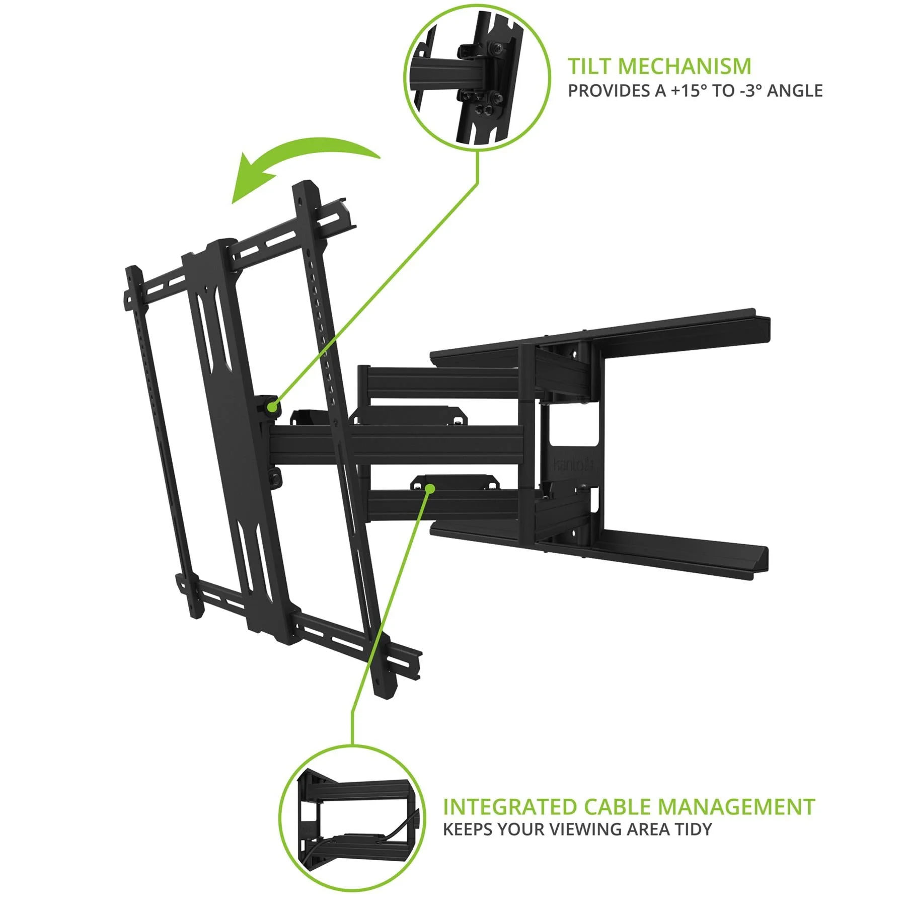 Kanto PDX700 Pro Full Motion TV Mount - Image 7