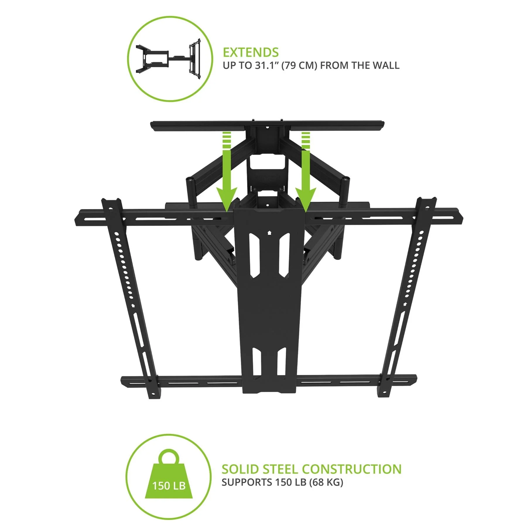 Kanto PDX700 Pro Full Motion TV Mount - Image 8