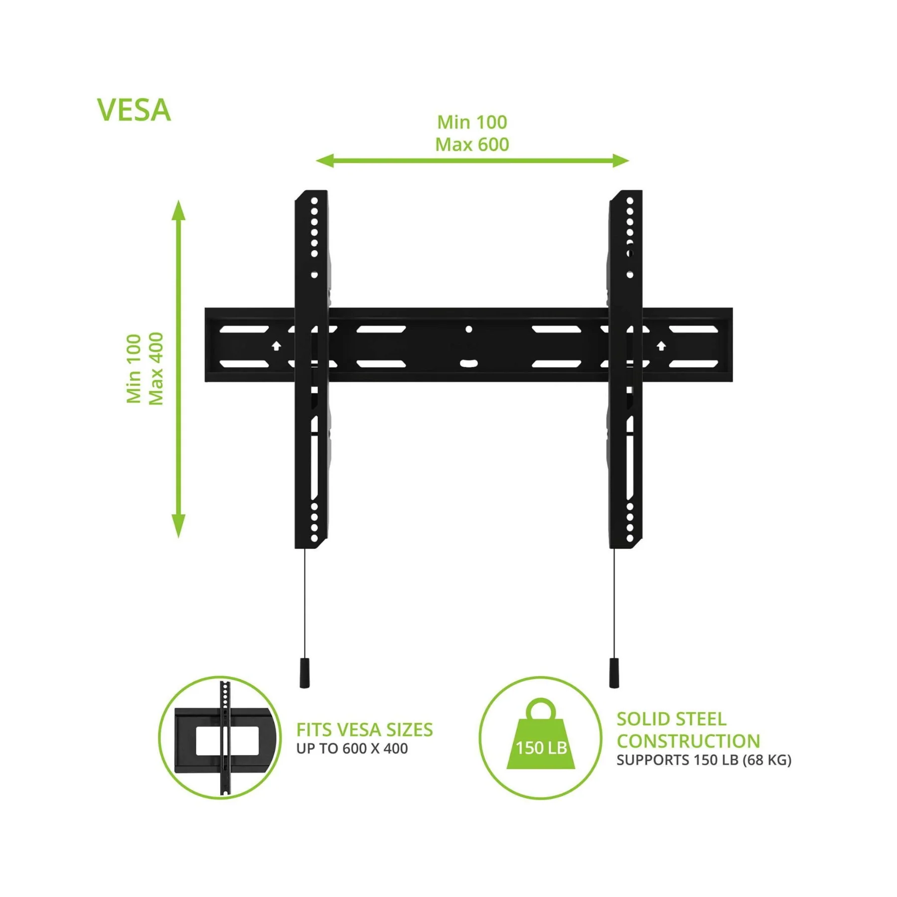 Kanto PF300 Low‑Profile Fixed TV Mount - Clearance / Open Box - Image 5