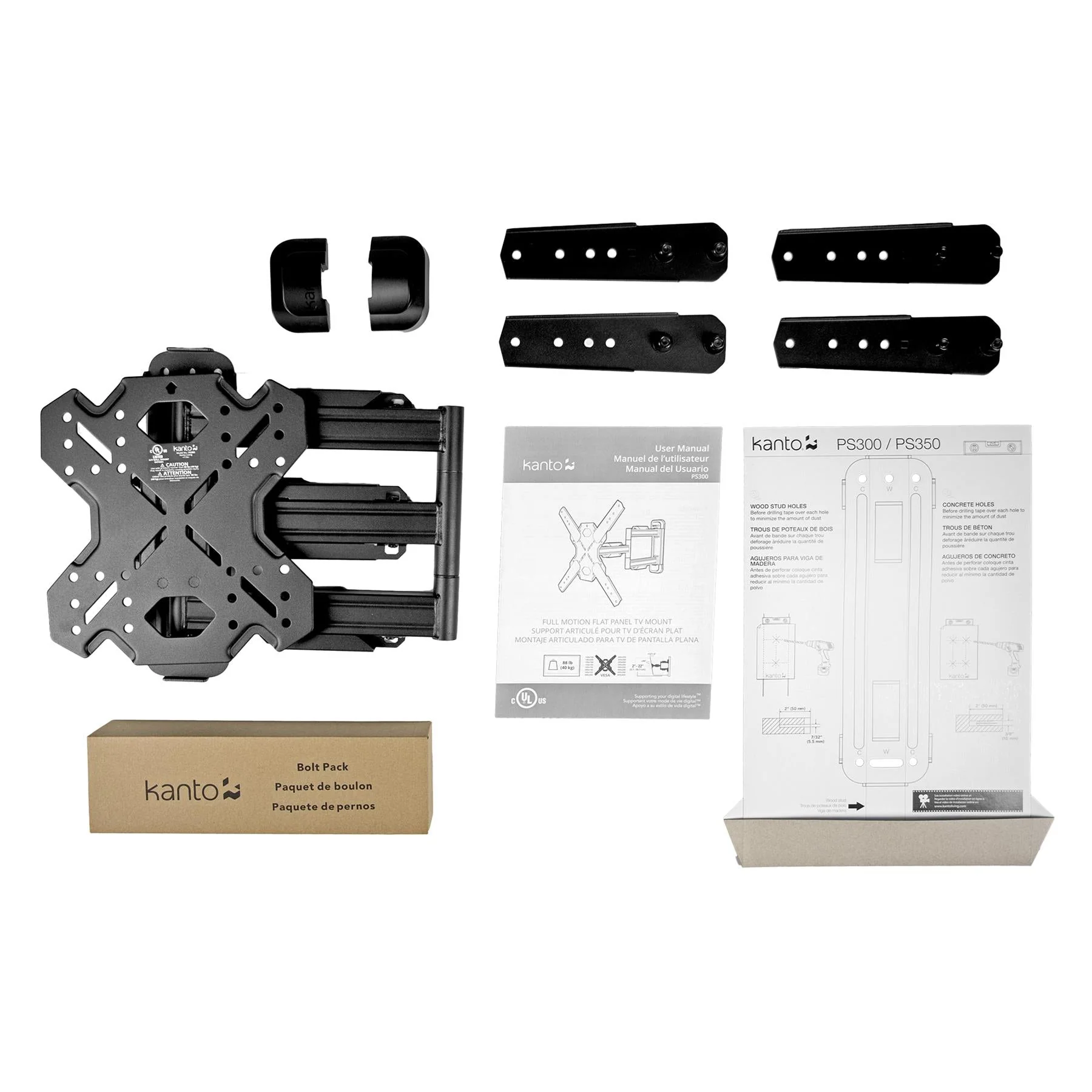 Kanto PS300 Single‑Stud Full Motion TV Mount - Image 5