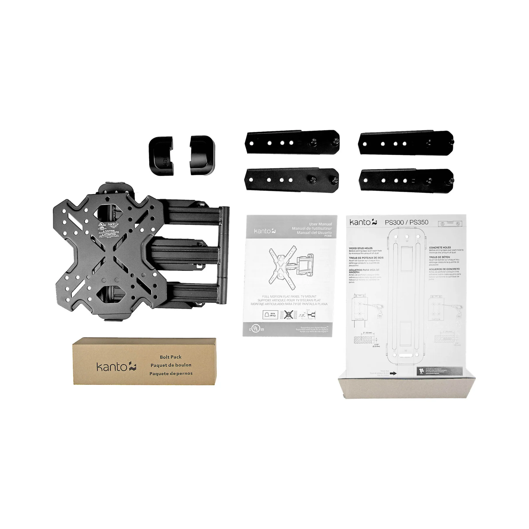 Kanto PS300 Single‑Stud Full Motion TV Mount - Clearance / Open Box - Image 5
