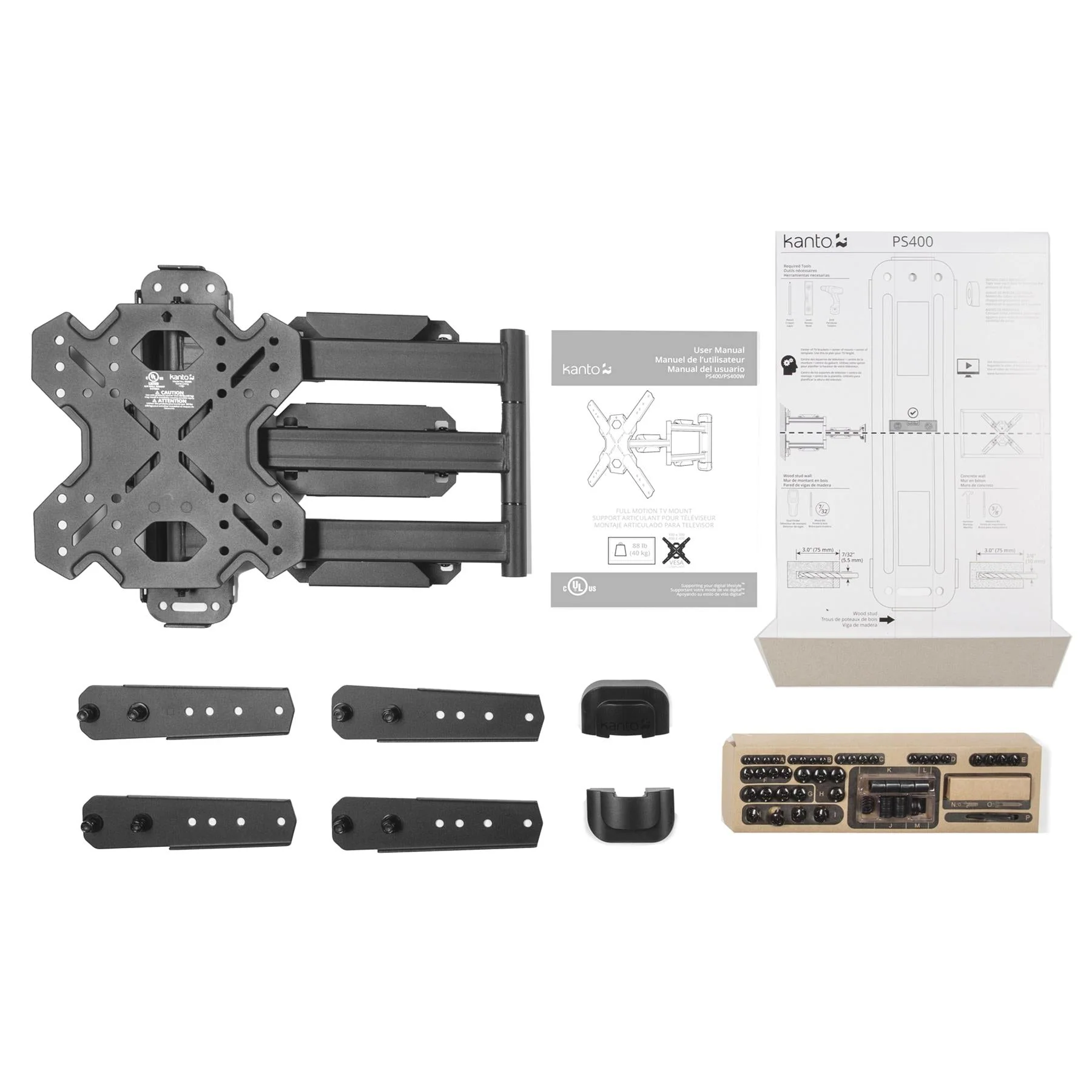 Kanto PS400 Full Motion TV Mount - Image 5
