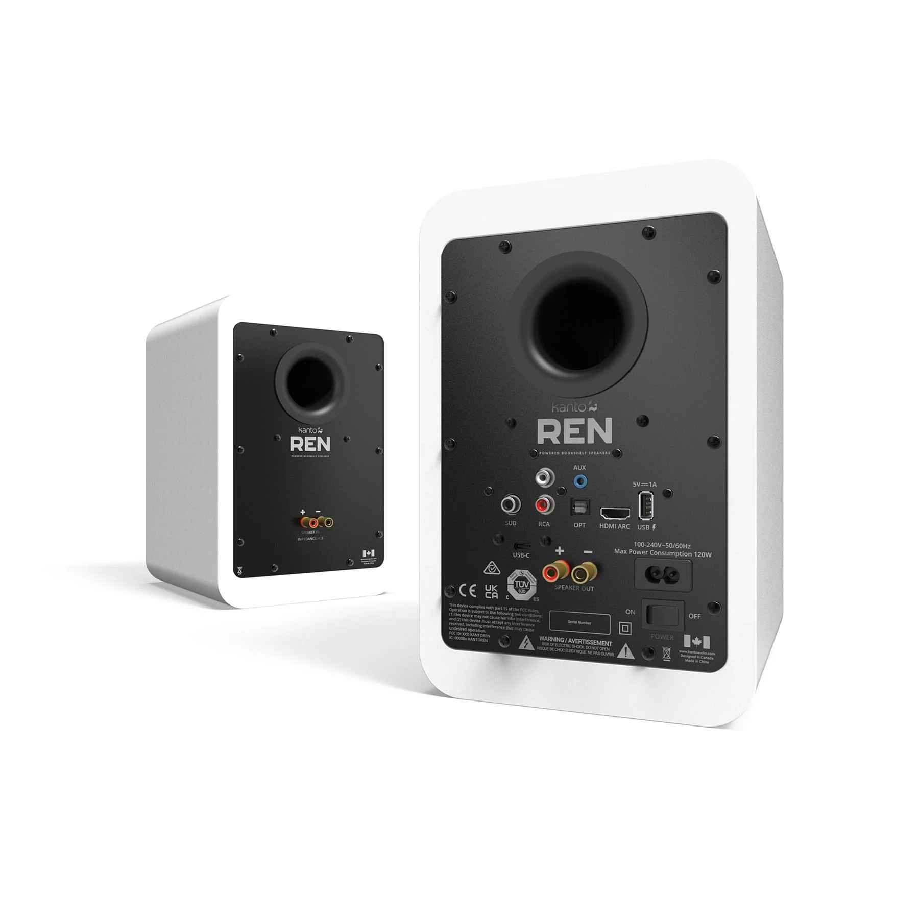 Kanto REN Powered Speakers with HDMI ARC, USB-C and Bluetooth 5.3 - Image 17