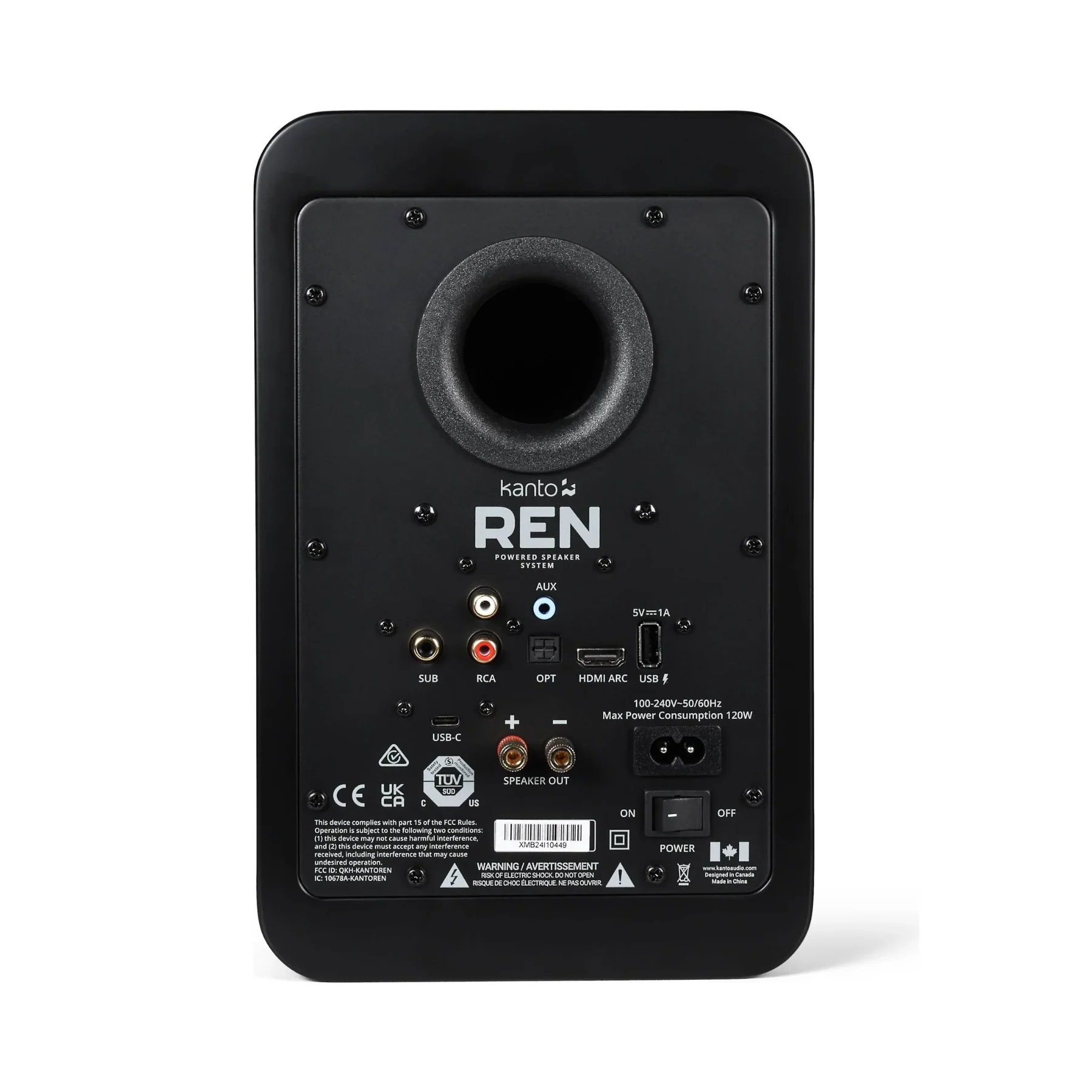 Kanto REN Powered Speakers with HDMI ARC, USB-C and Bluetooth 5.3 - Clearance / Open Box - Image 5