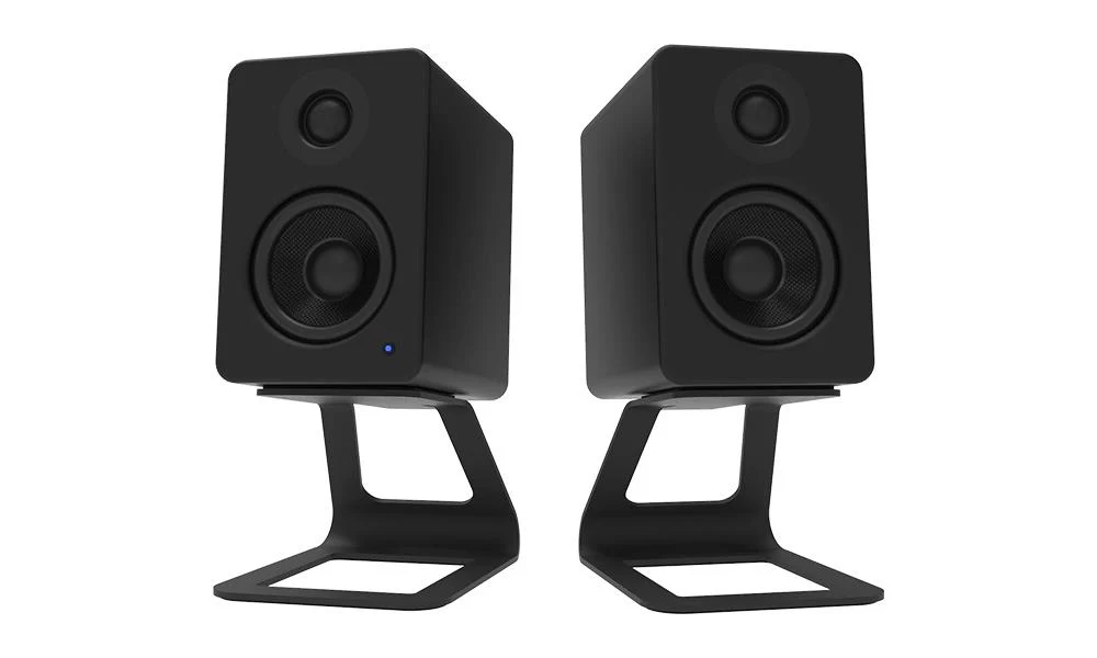 Kanto SE2 - Elevated Desktop Speaker Stands - Supports up to 7.1 lbs (Black) - Clearance / Open Box - Image 2