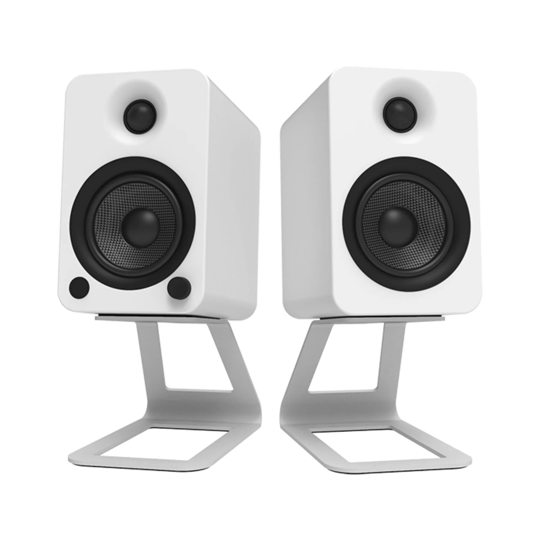 Kanto SE4 Elevated Desktop Speaker Stands (White) - Clearance / Open Box - Image 3