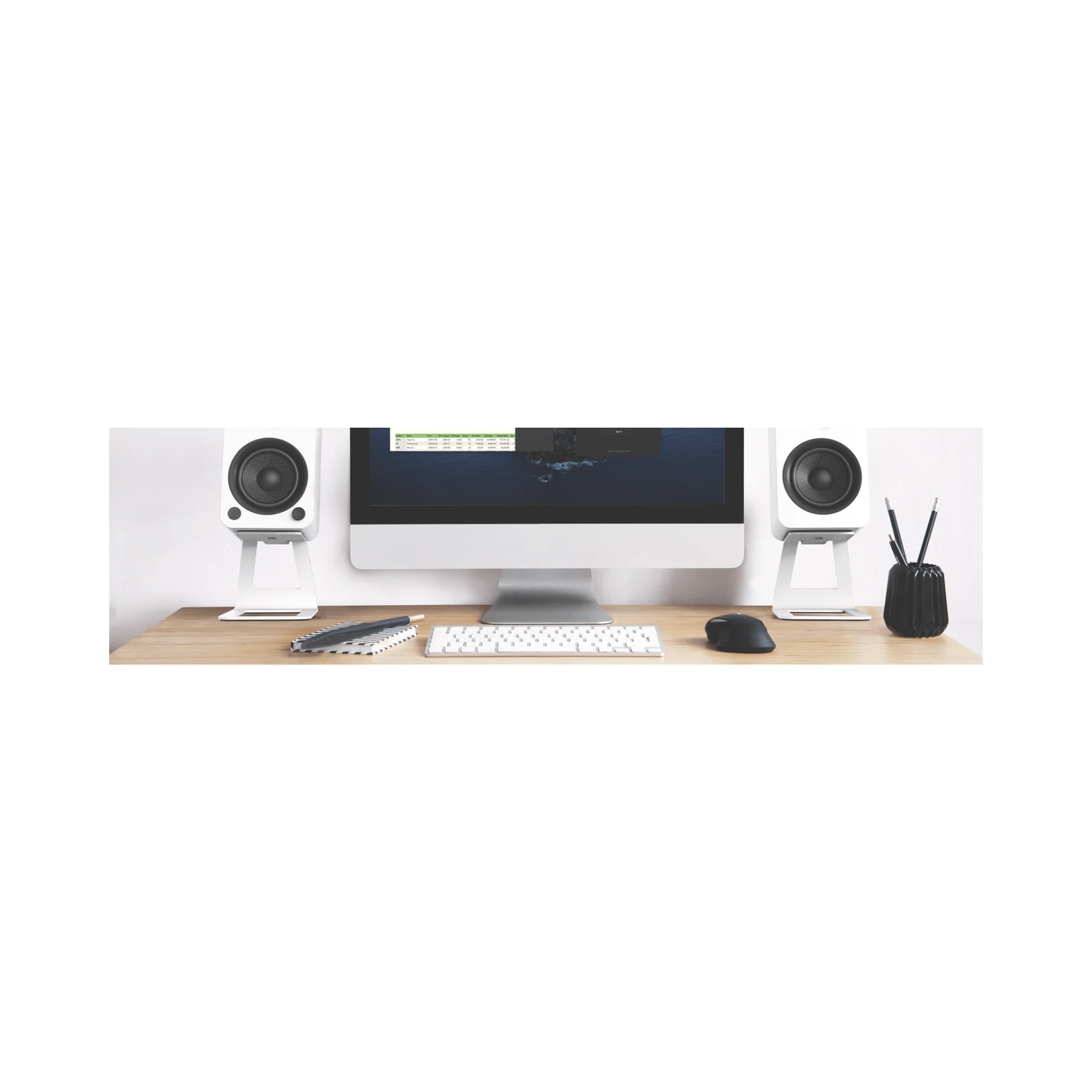 Kanto SE4 Elevated Desktop Speaker Stands (White) - Clearance / Open Box - Image 4