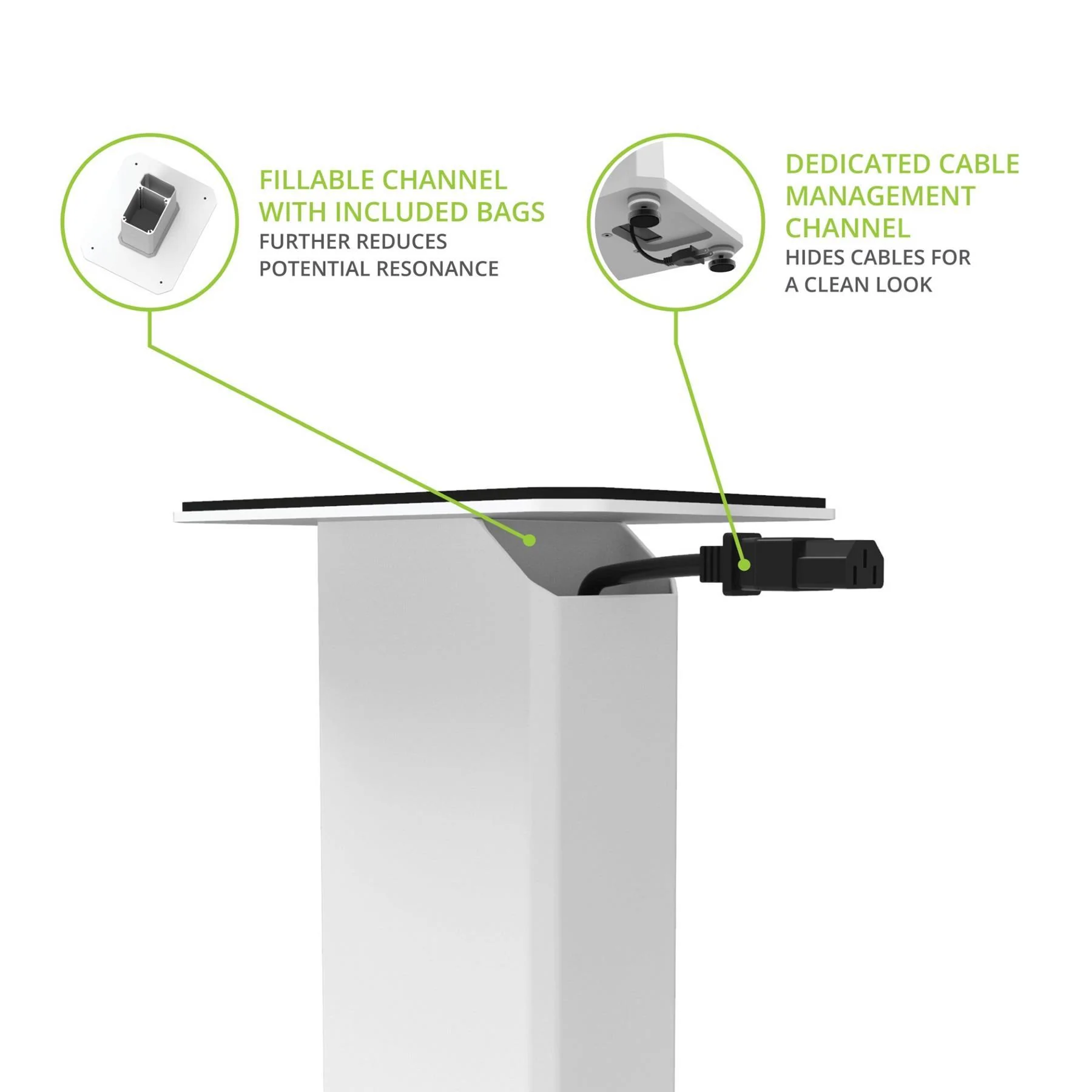 Kanto SX30 30" Fillable Speaker Stands - Image 17