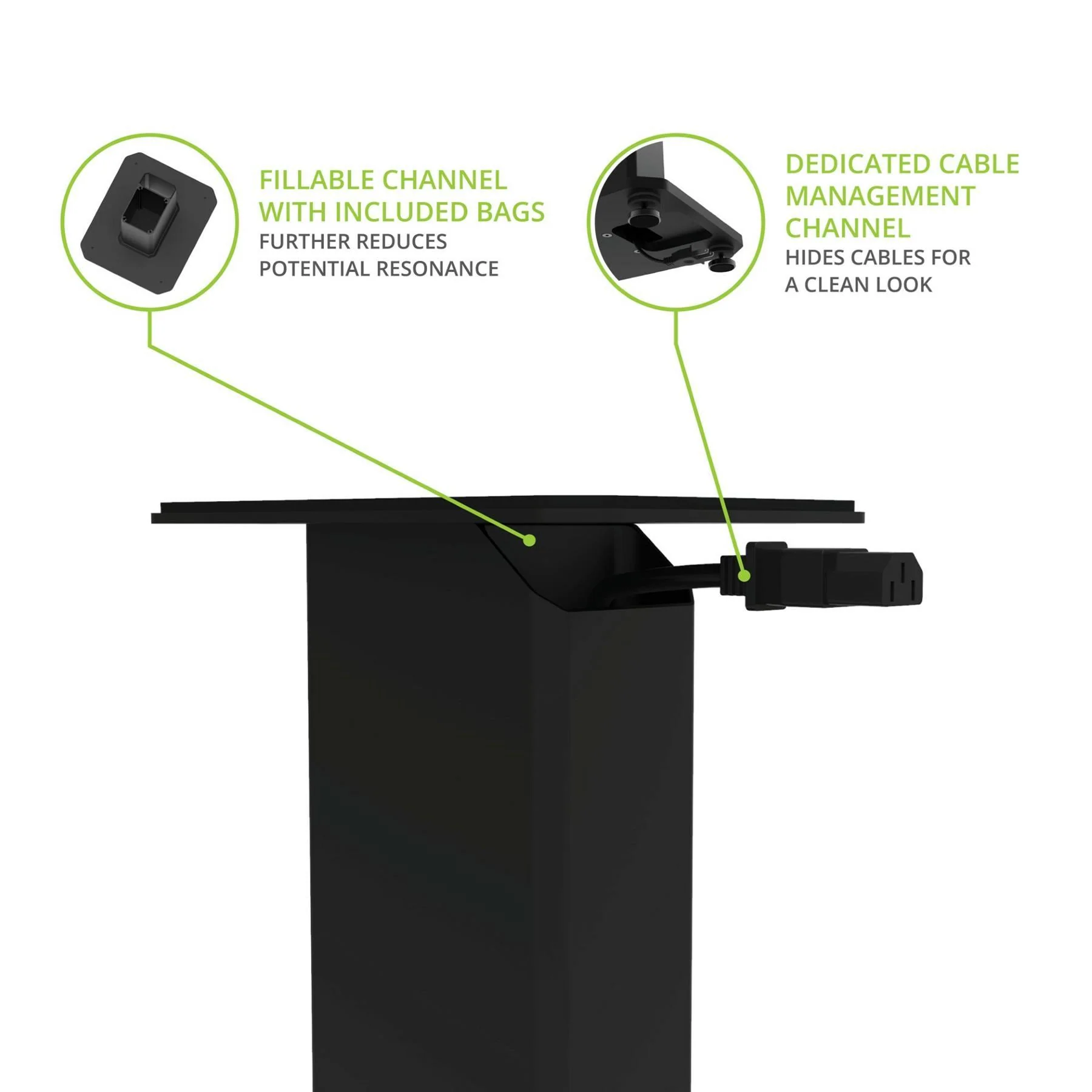 Kanto SX30 30" Fillable Speaker Stands - Image 7