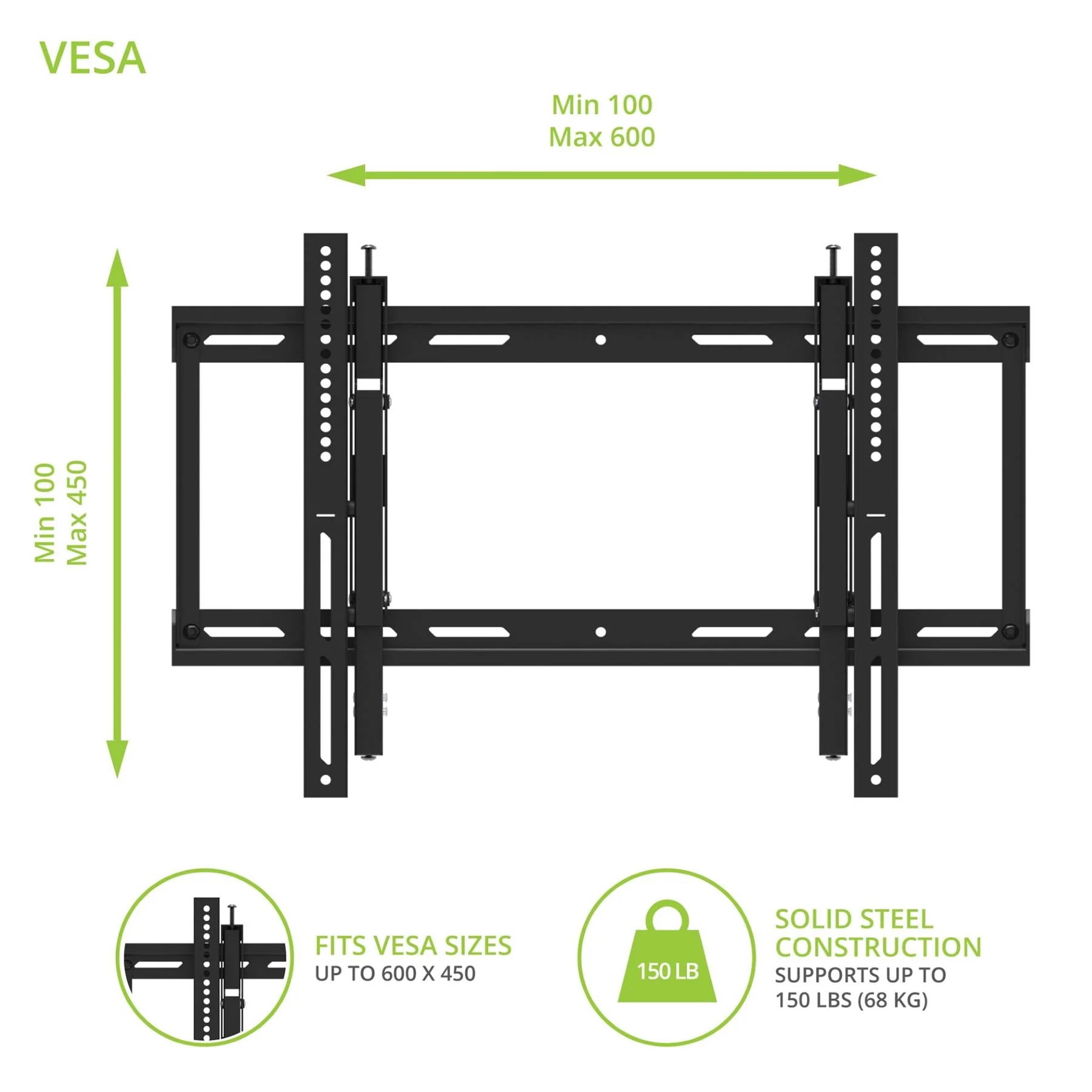 Kanto TE300 Extend & Tilt TV Wall Mount - Image 3