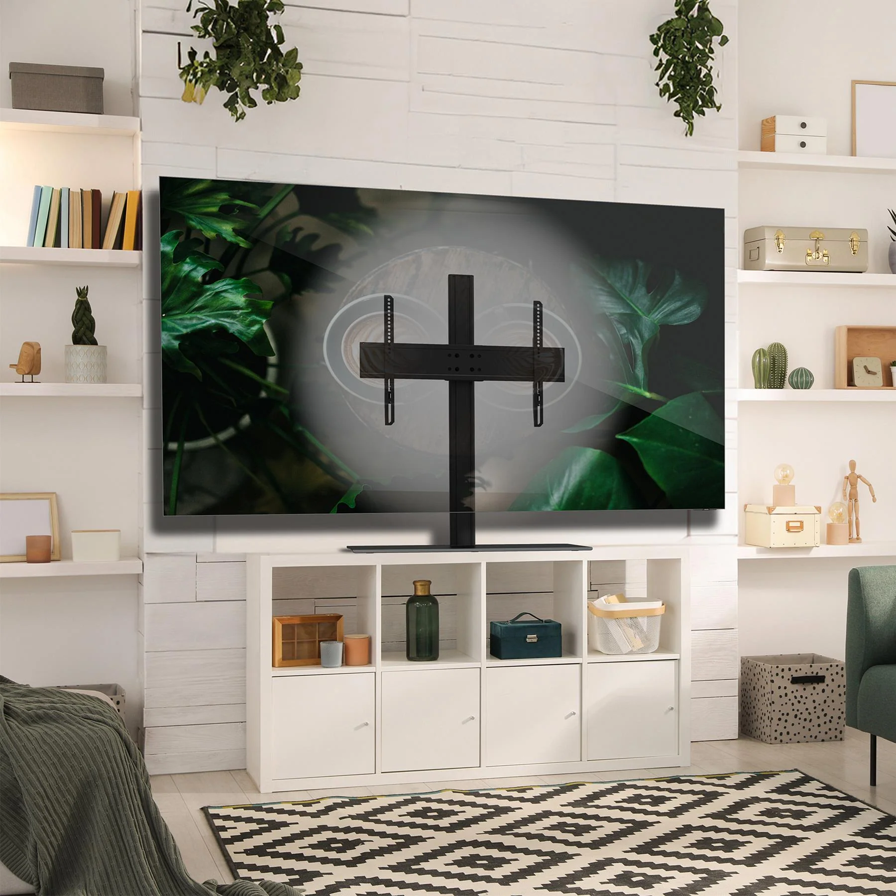 Kanto TTS140 Height Adjustable Tabletop TV Stand - Image 3