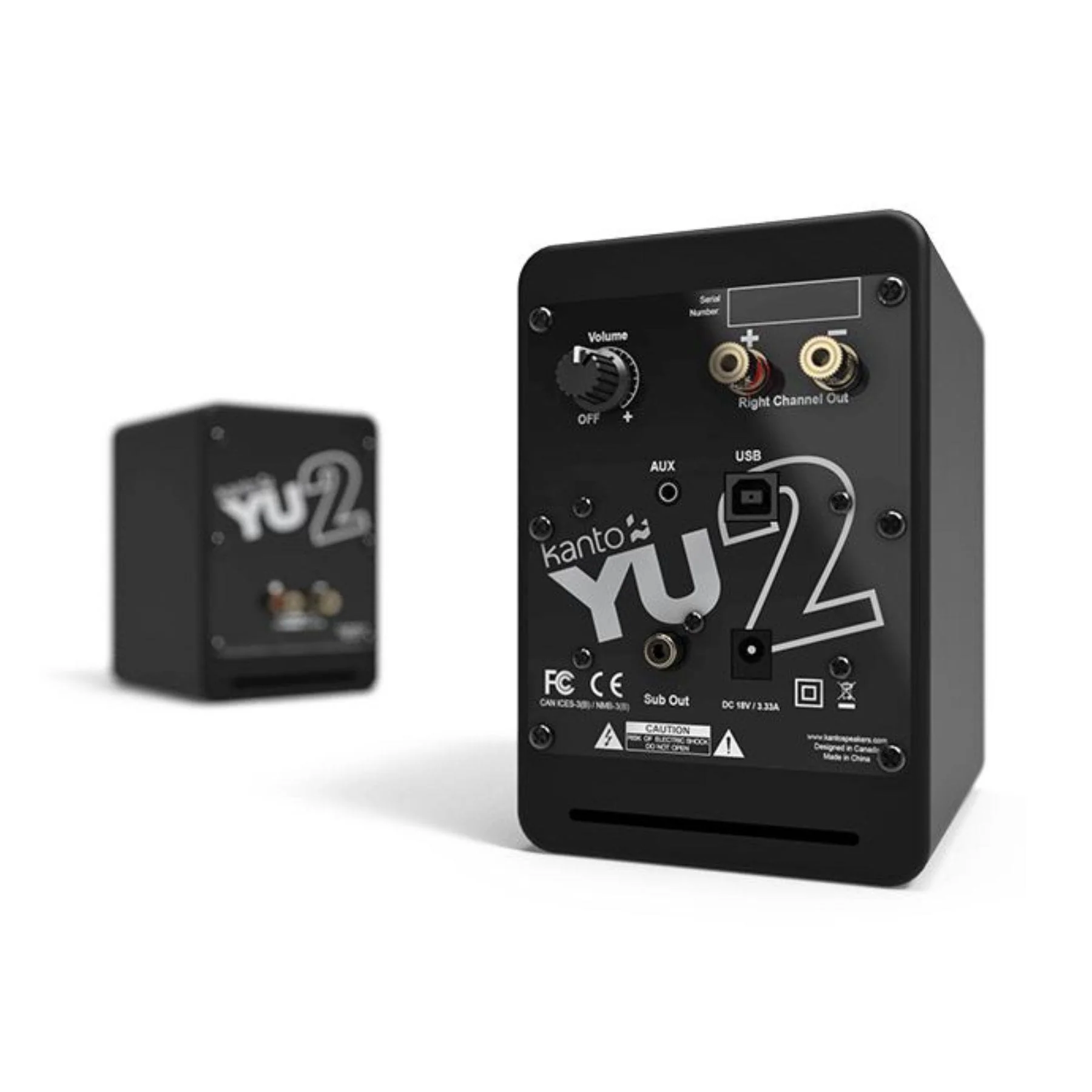 Kanto YU2 Powered Desktop Speakers for Gaming and Home Office with Built-In DAC - Clearance / Open Box - Image 13