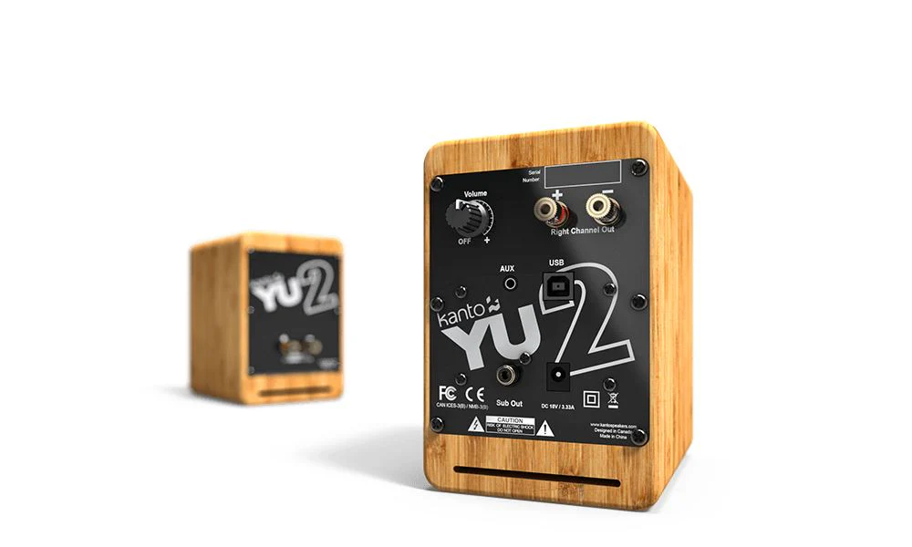 Kanto YU2 Powered Desktop Speakers for Gaming and Home Office with Built-In DAC - Clearance / Open Box - Image 15