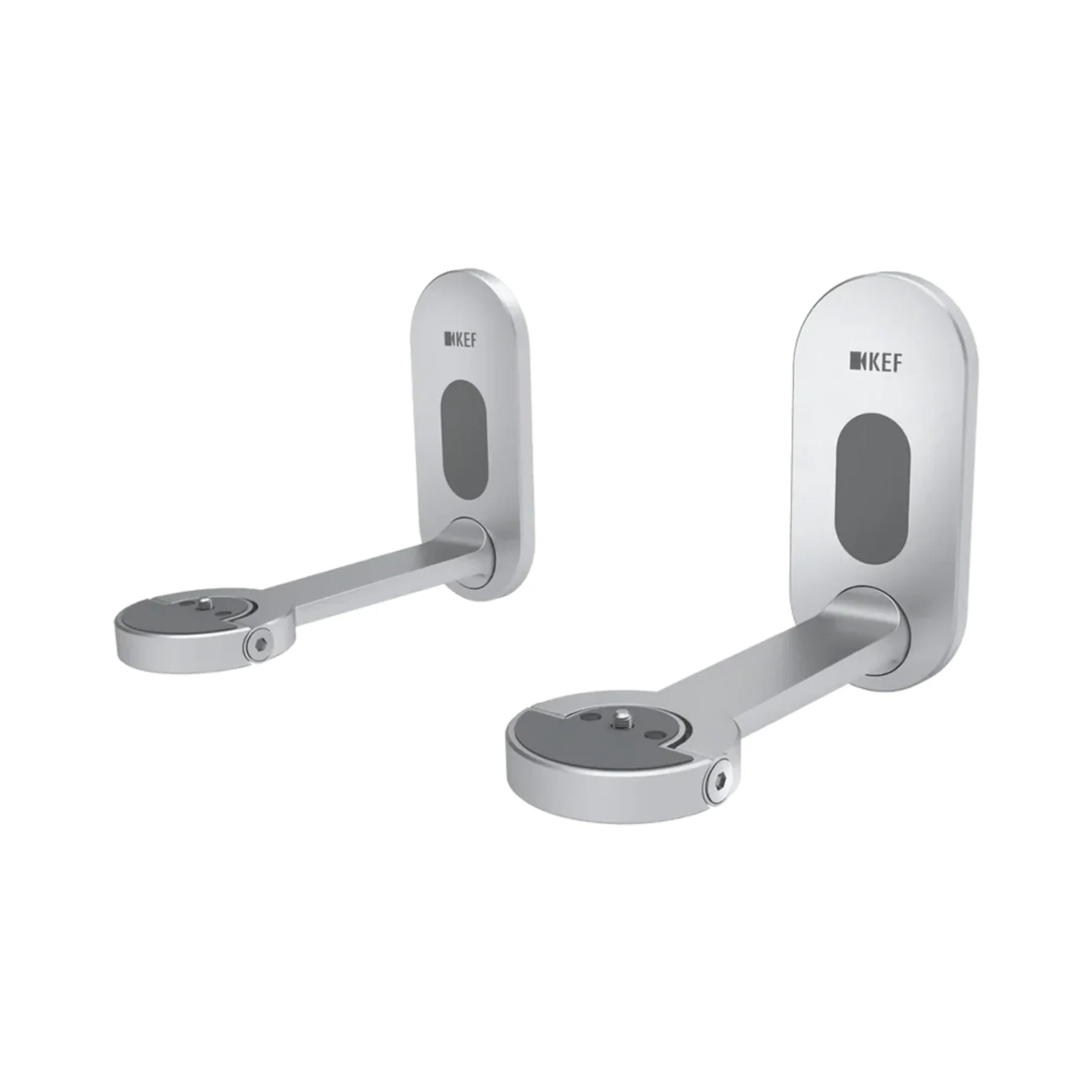 KEF B1 Wall Bracket Pair (Silver) - Clearance / Open Box