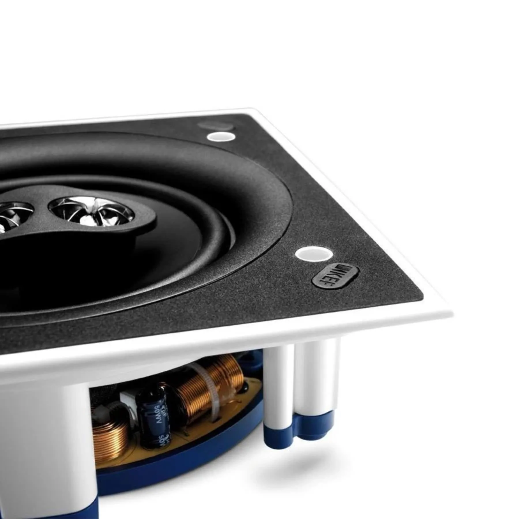 KEF Ci160CSDS Ci-C Series Thin-bezel Dual Stereo In-Ceiling Speaker - Image 5