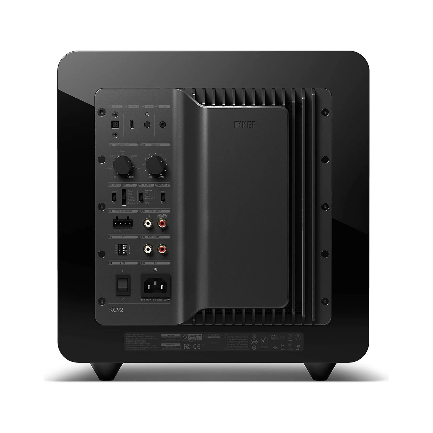 KEF KC92 Subwoofer (Black Gloss) - Clearance / Open Box - Image 2