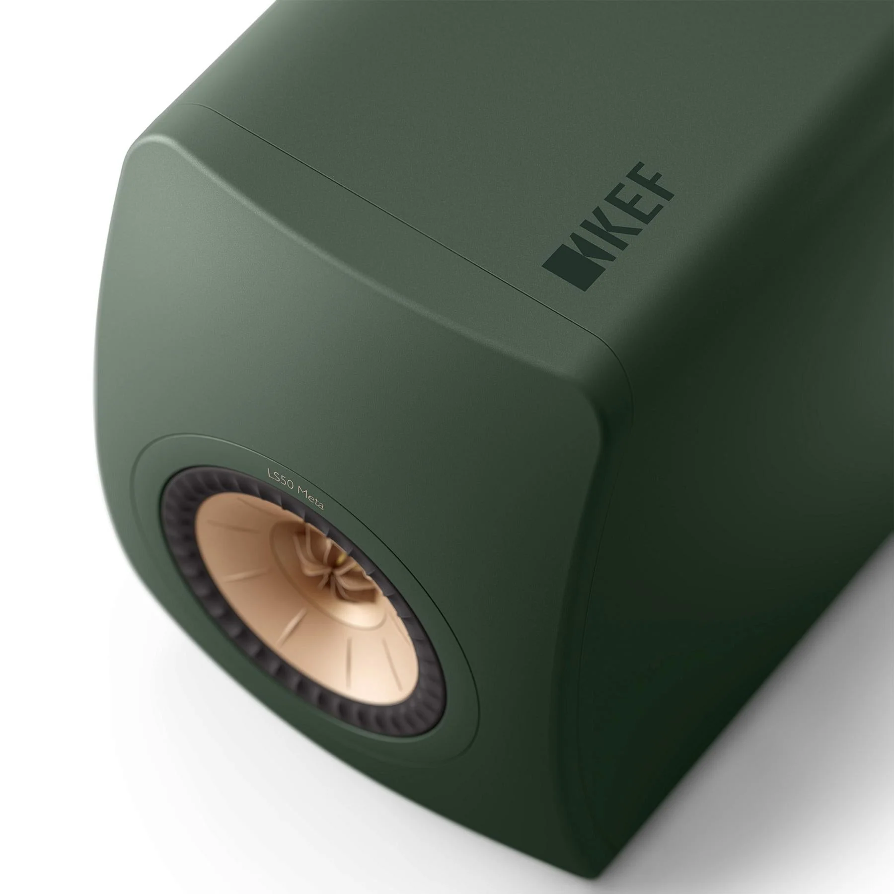 KEF LS50 Meta Bookshelf Speakers - Moss Green Pair - Image 11