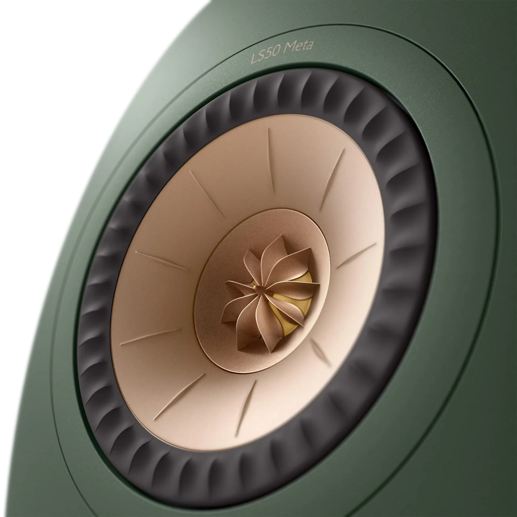KEF LS50 Meta Bookshelf Speakers - Moss Green Pair - Image 12