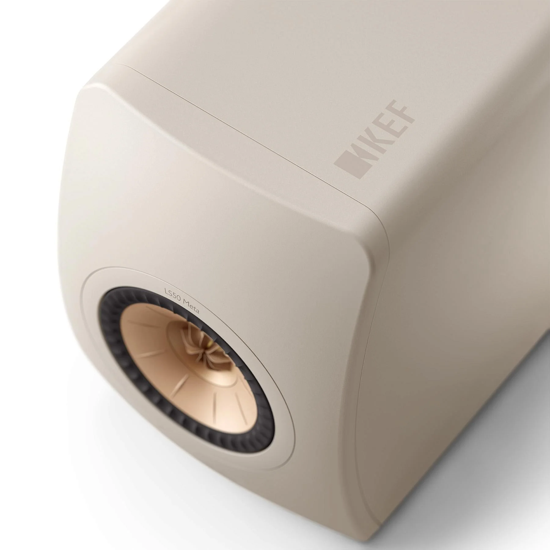 KEF LS50 Meta Bookshelf Speakers - Sandshell Pair - Image 9