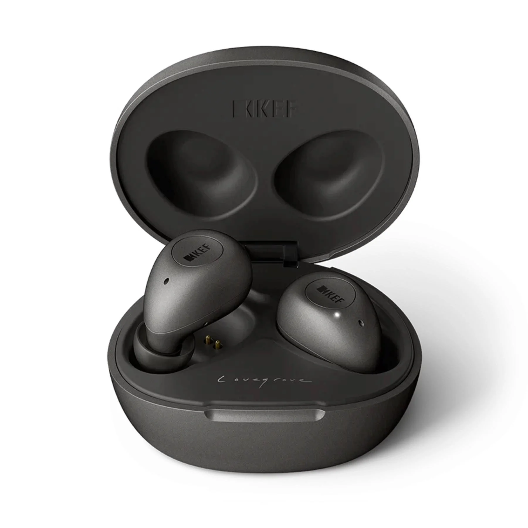KEF Mu3 Charcoal Grey In-Ear Noise Cancelling Wireless Headphones - Clearance / Open Box