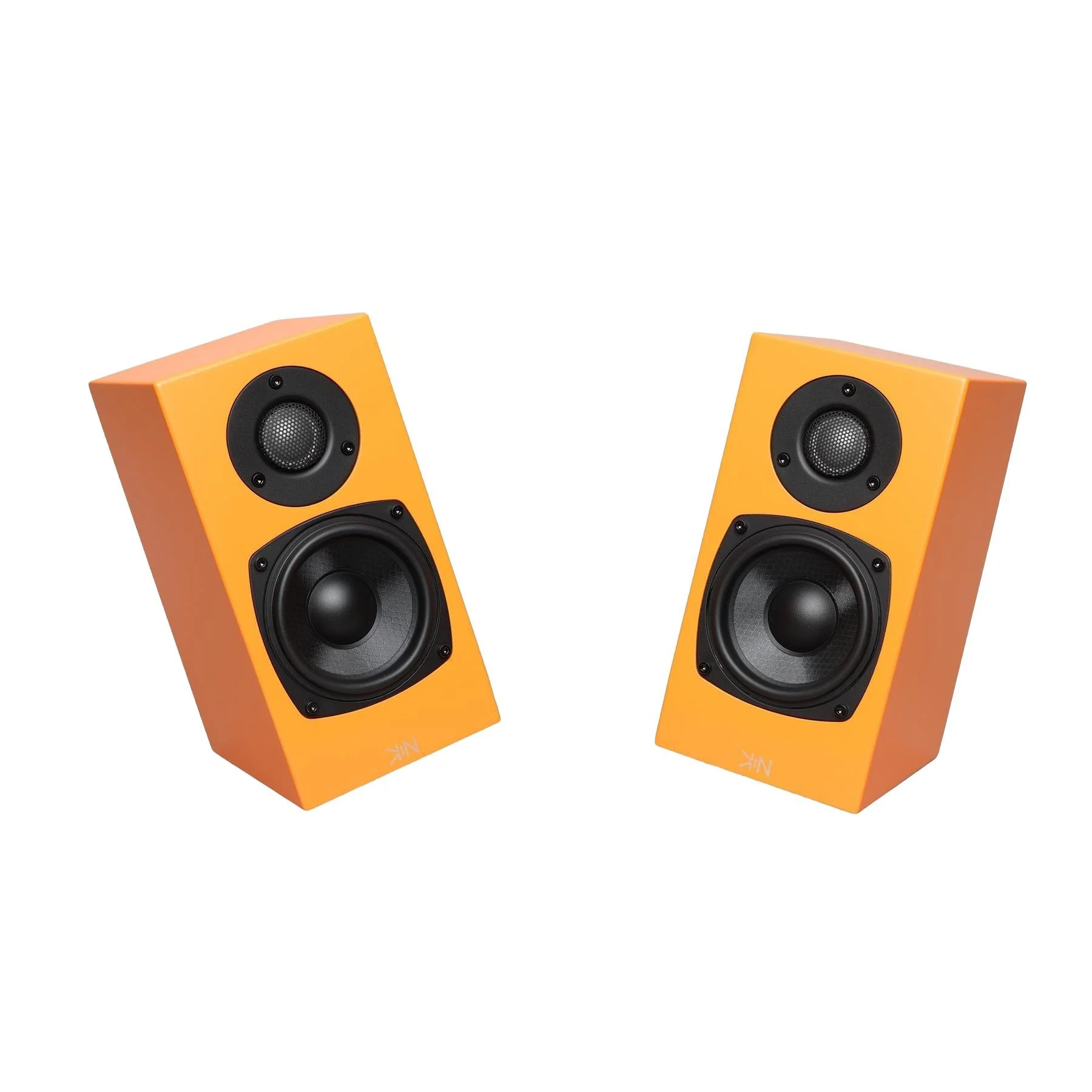 KIN by Totem One Bookshelf Speakers – Satin Orange Pair - Image 3