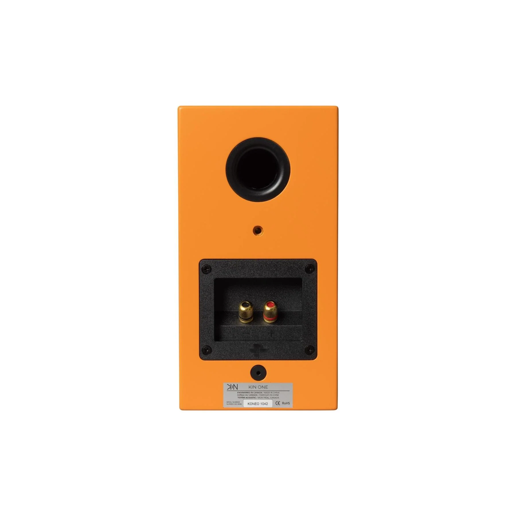 KIN by Totem One Bookshelf Speakers – Satin Orange Pair - Image 5