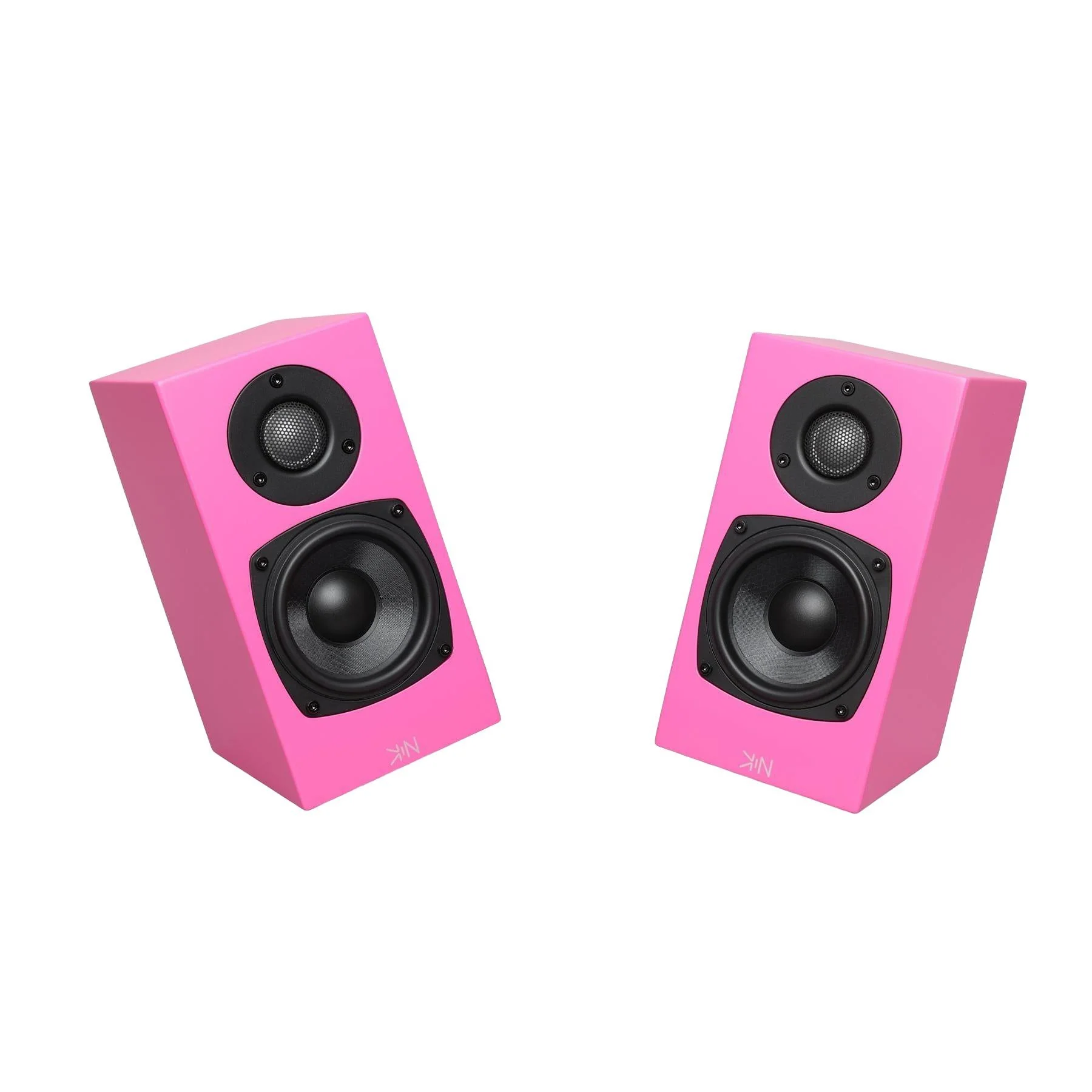 KIN by Totem One Bookshelf Speakers – Satin Pink Pair - Image 3