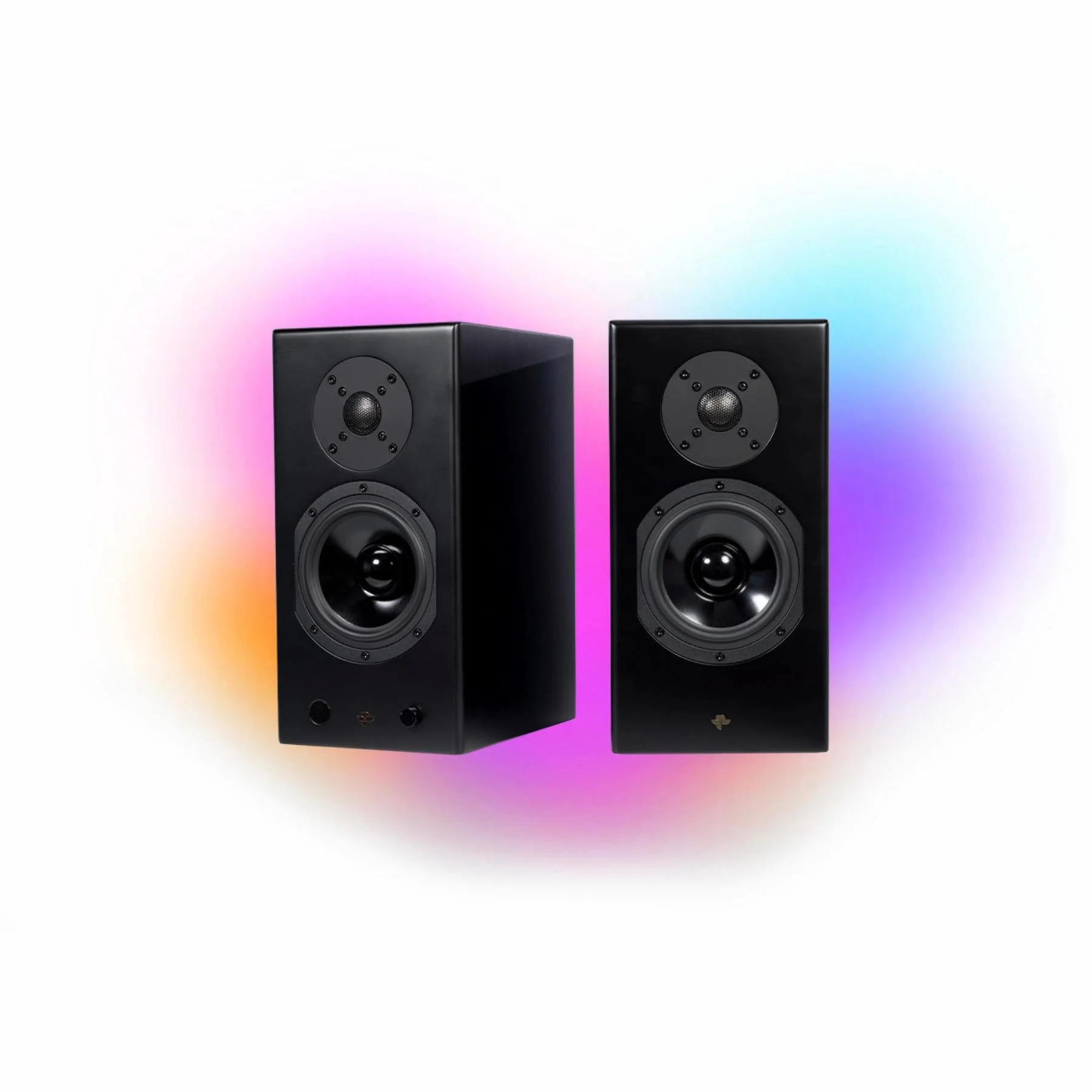 KIN by Totem Play Powered Bookshelf Speakers – Satin Black Pair - Image 2