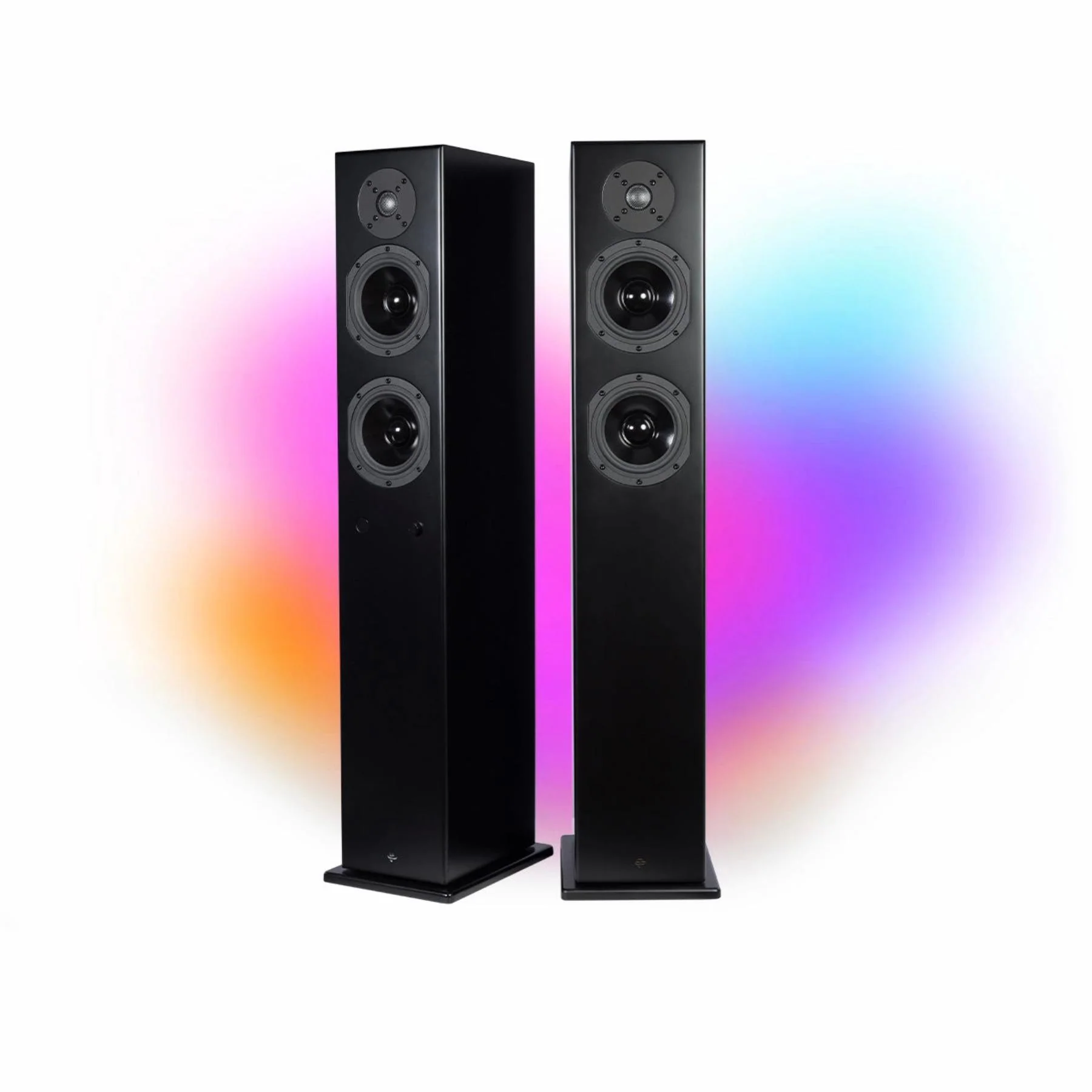 KIN by Totem Play Tower II Powered Floorstanding Speaker – Black Pair - Image 2